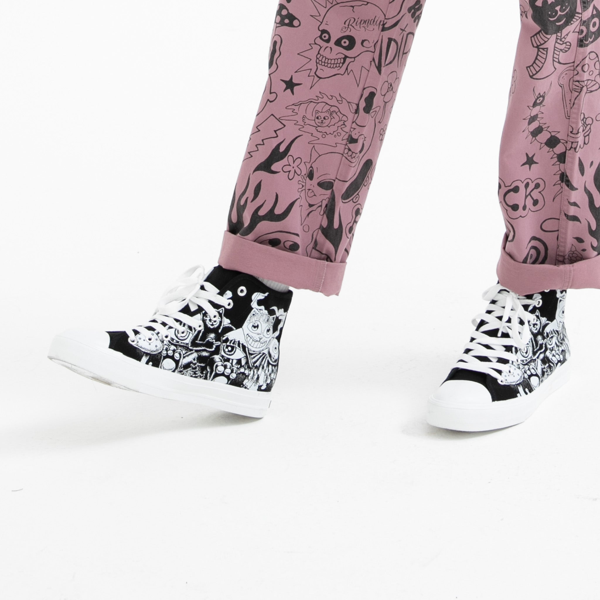 RIPNDIP Dark Twisted Fantasy High Top Shoe (Black)