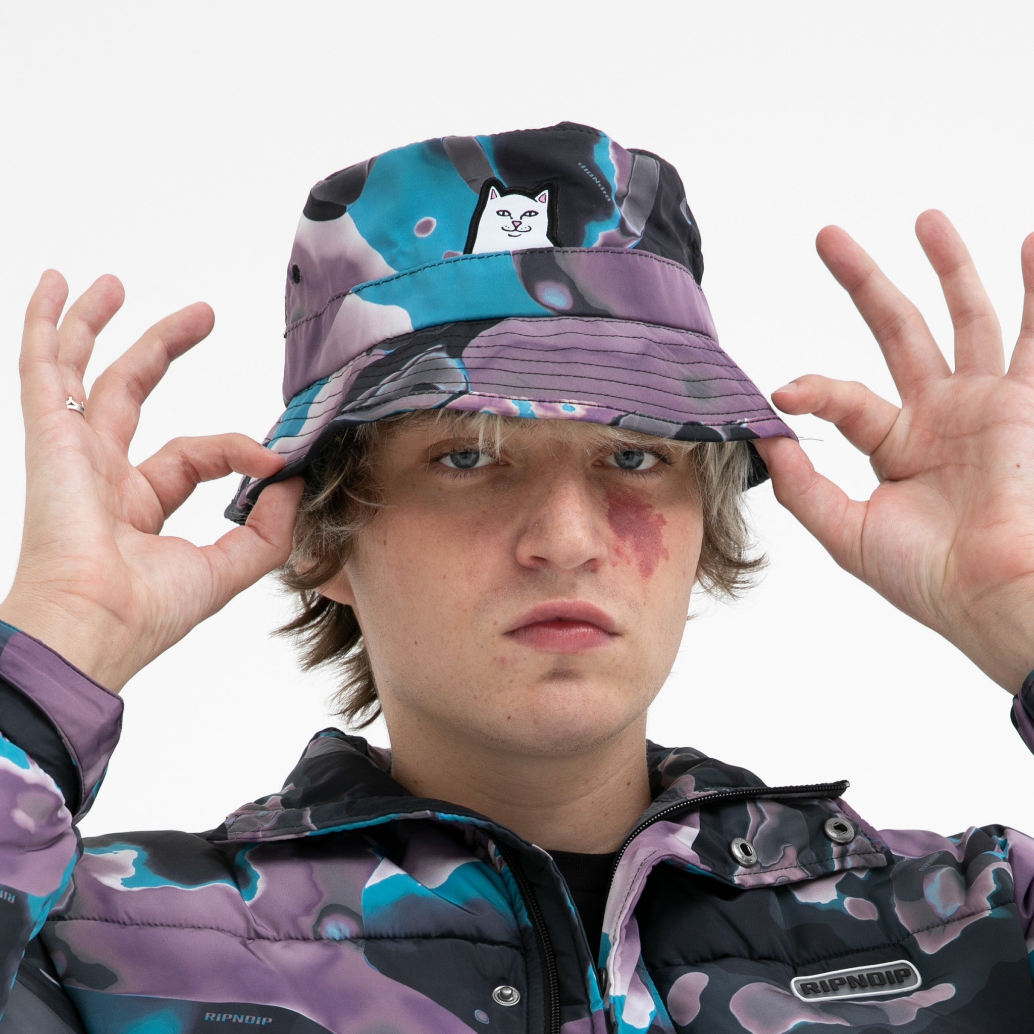 RIPNDIP Lord Nermal Ultralight Beam Bucket Hat (Multi)