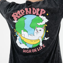 RIPNDIP High On Life Tee (Black Mineral Wash)