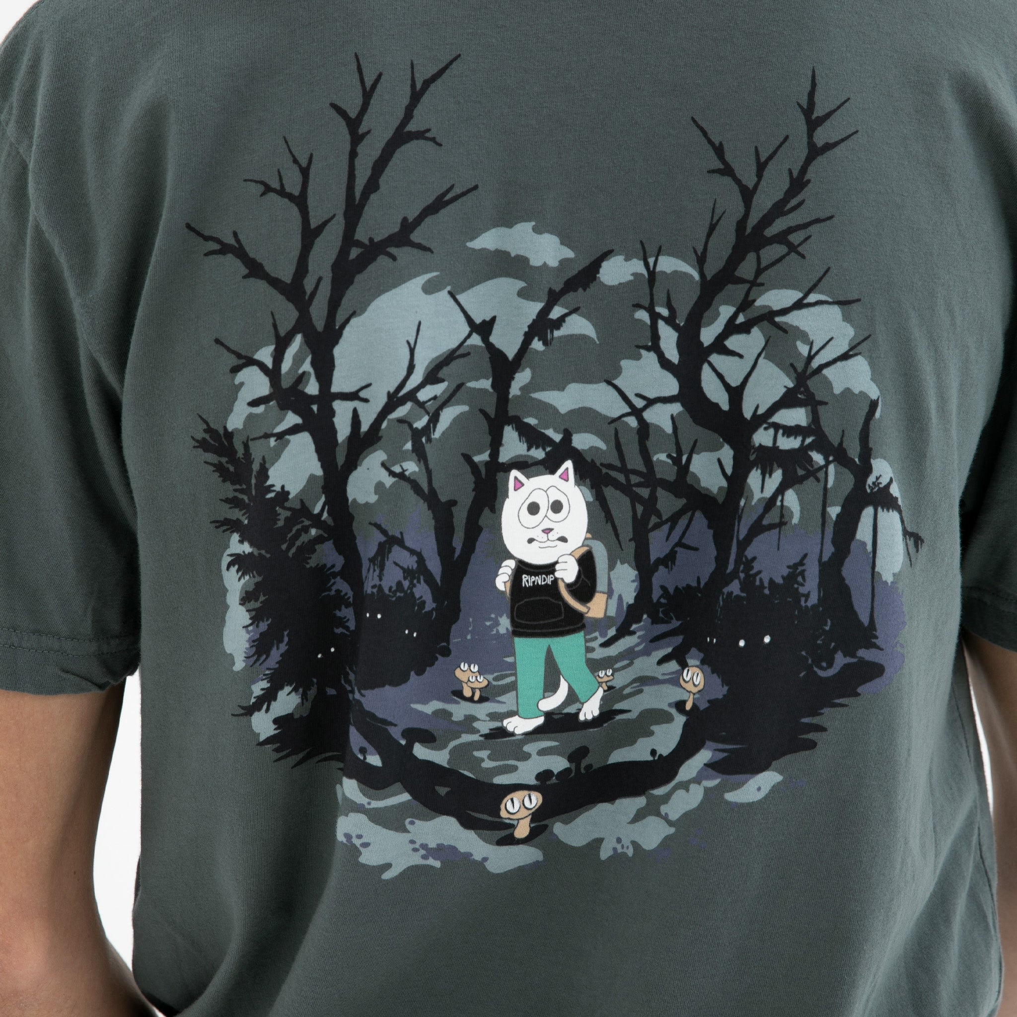 RIPNDIP Scary Hours Tee (Charcoal)