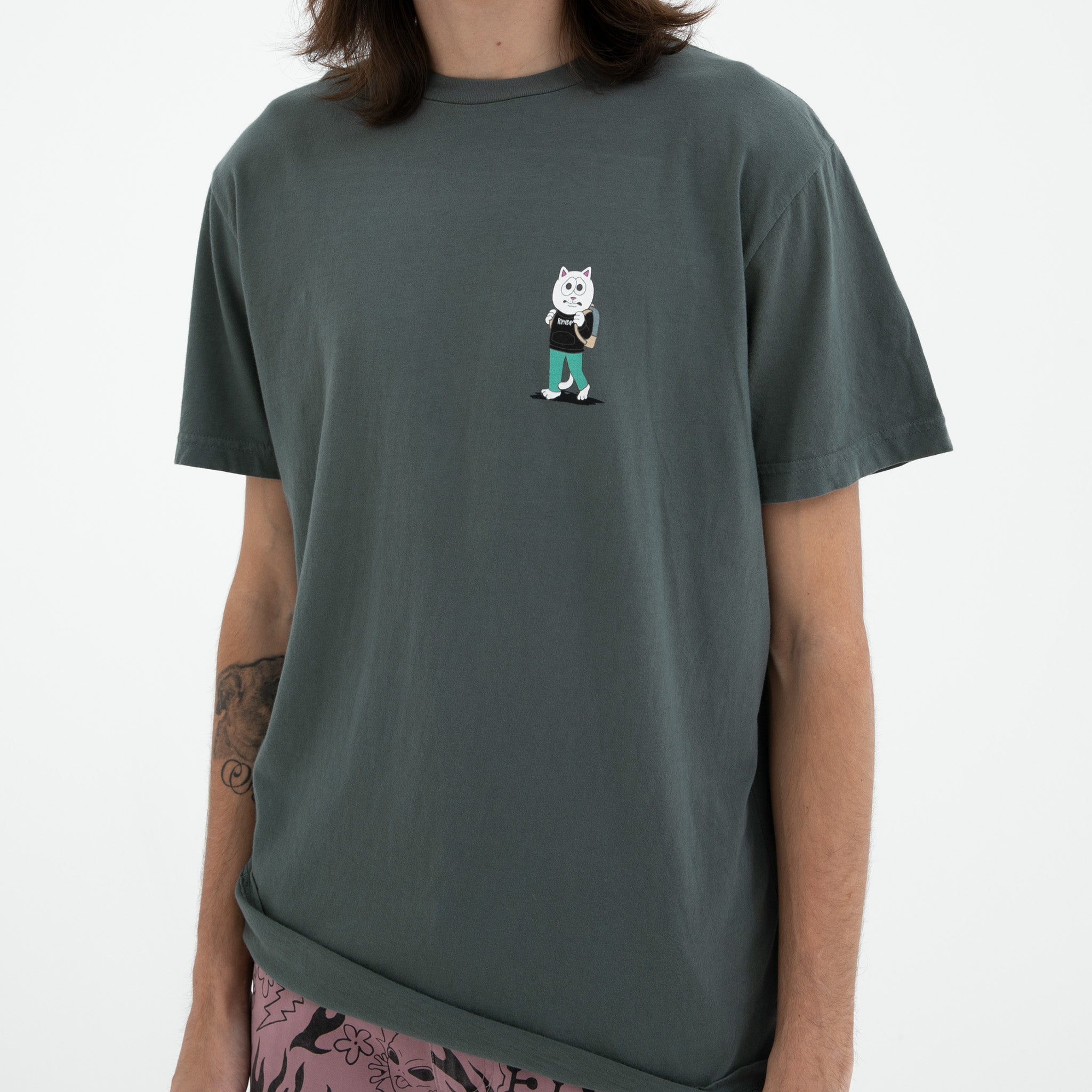 RIPNDIP Scary Hours Tee (Charcoal)