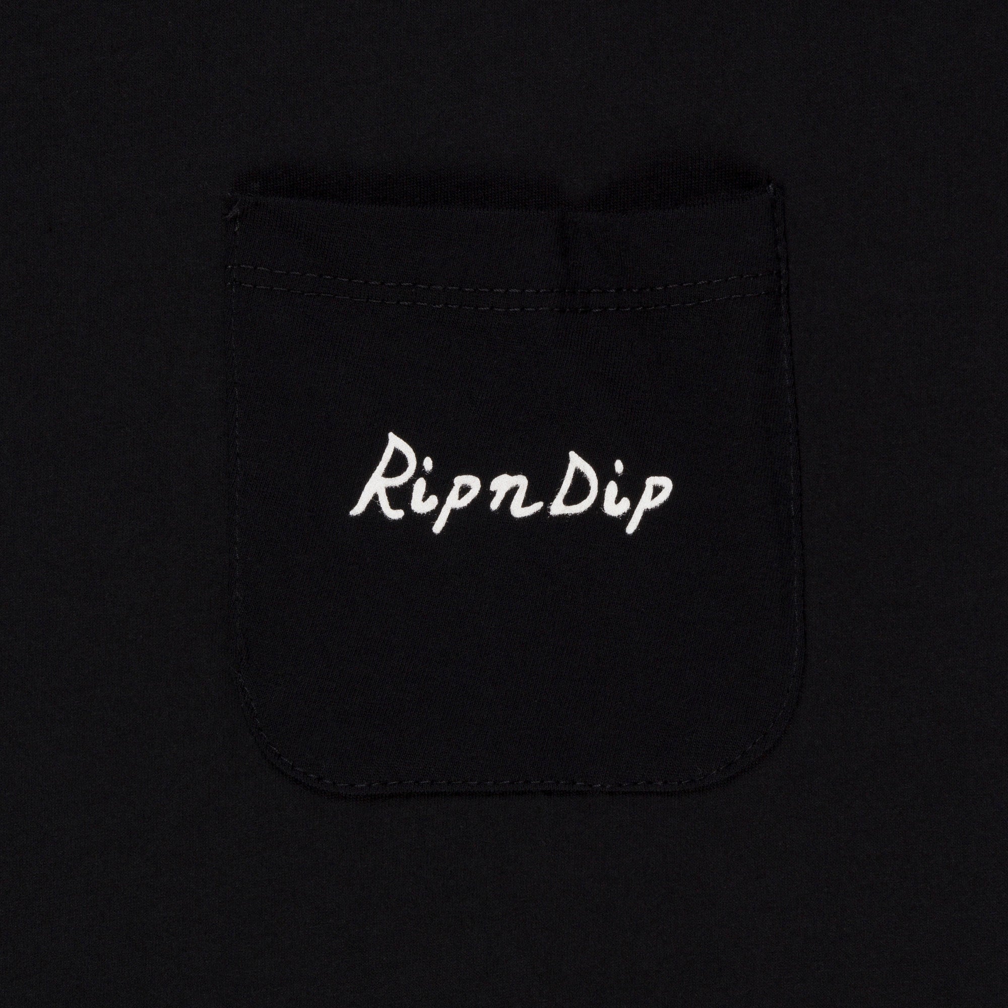 RIPNDIP Nermal Lisa Pocket Tee 2.0 (Black)