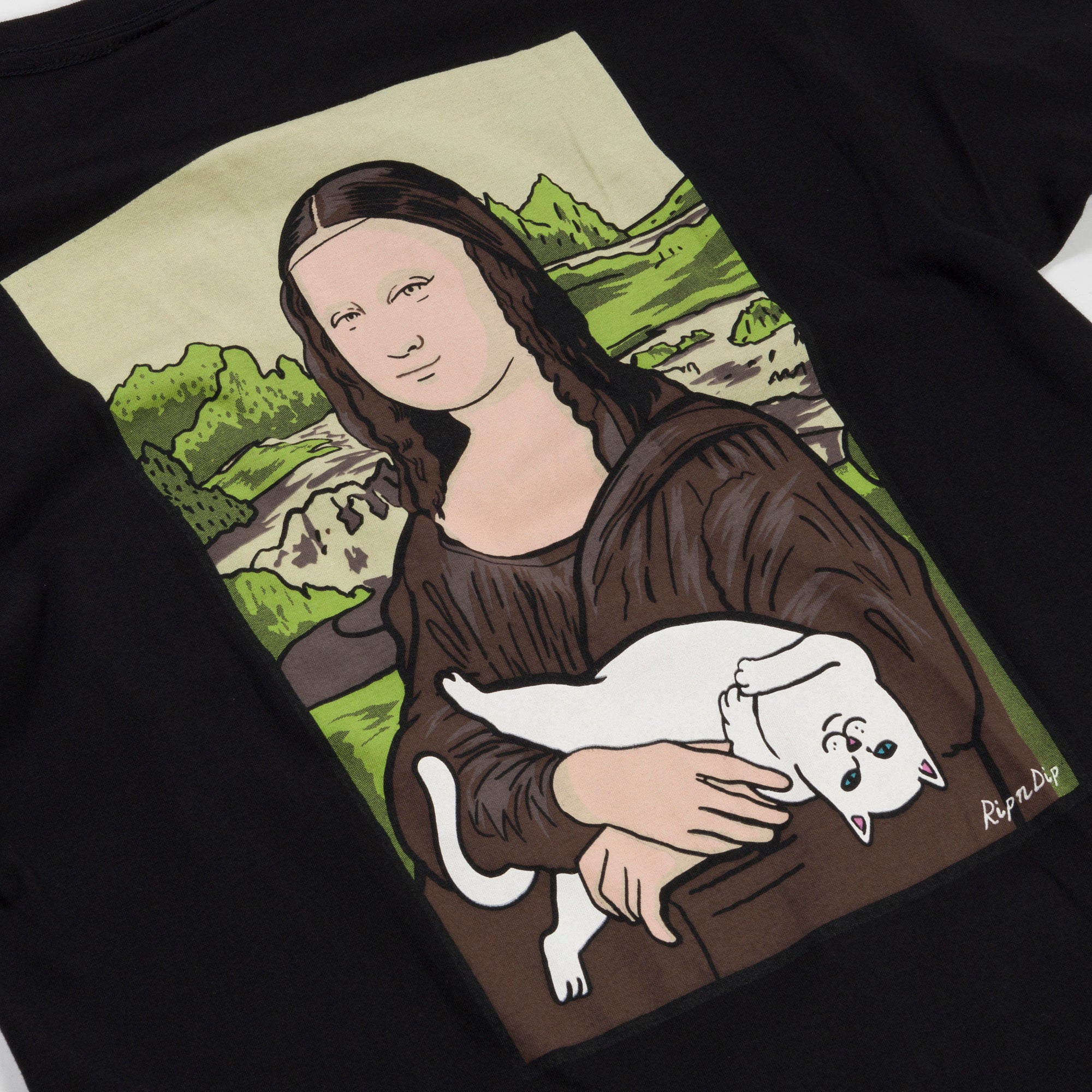 RIPNDIP Nermal Lisa Pocket Tee 2.0 (Black)