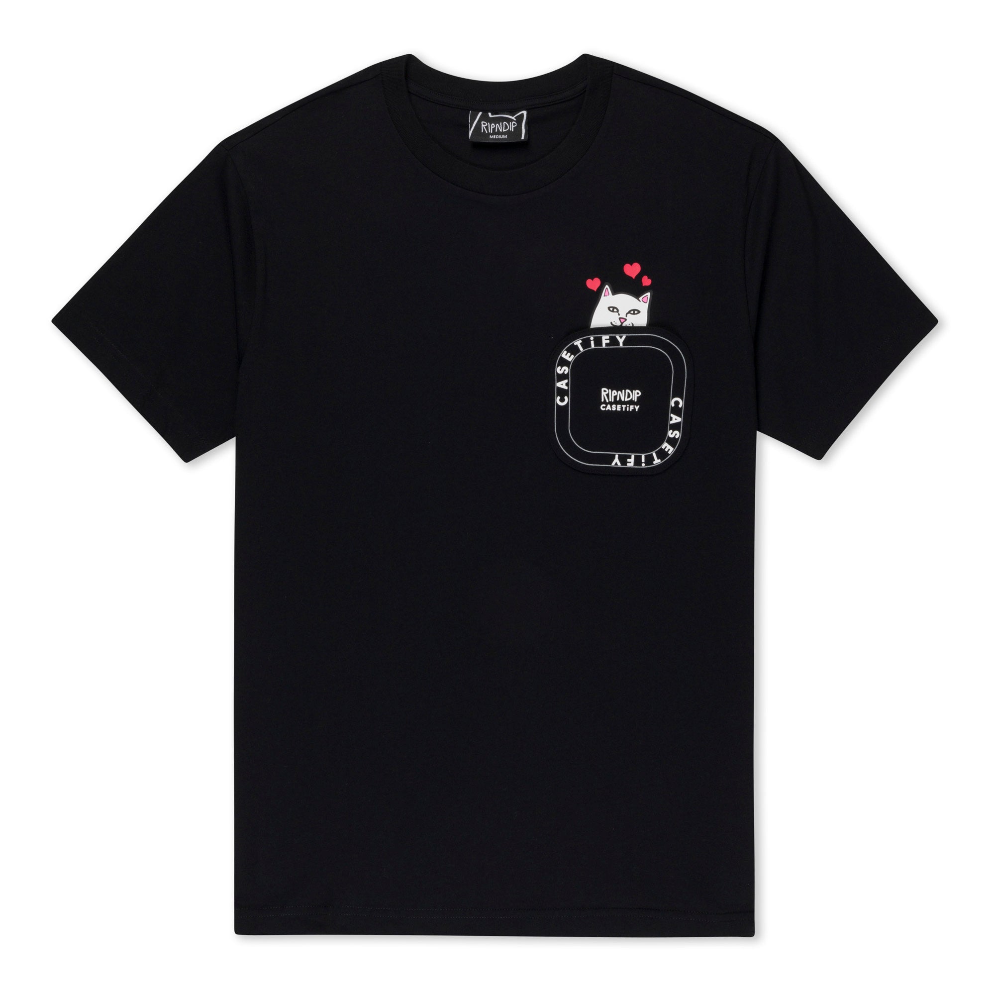 RIPNDIP Casetify x Ripndip Nermal Loves Pocket Tee (Black)