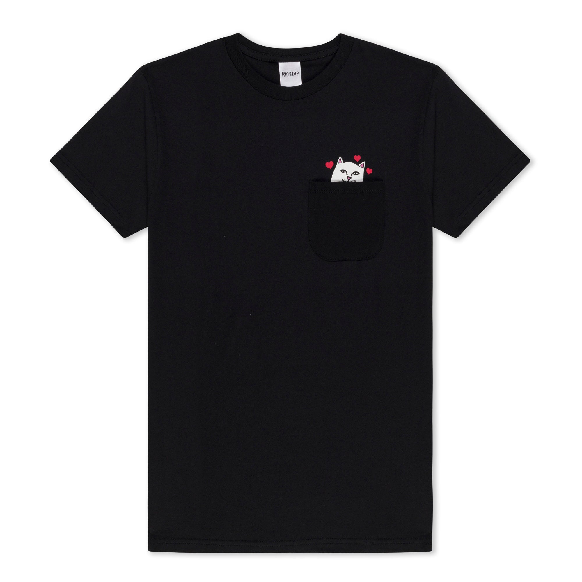 RIPNDIP Lord Nermal Loves Pocket Tee (Black)