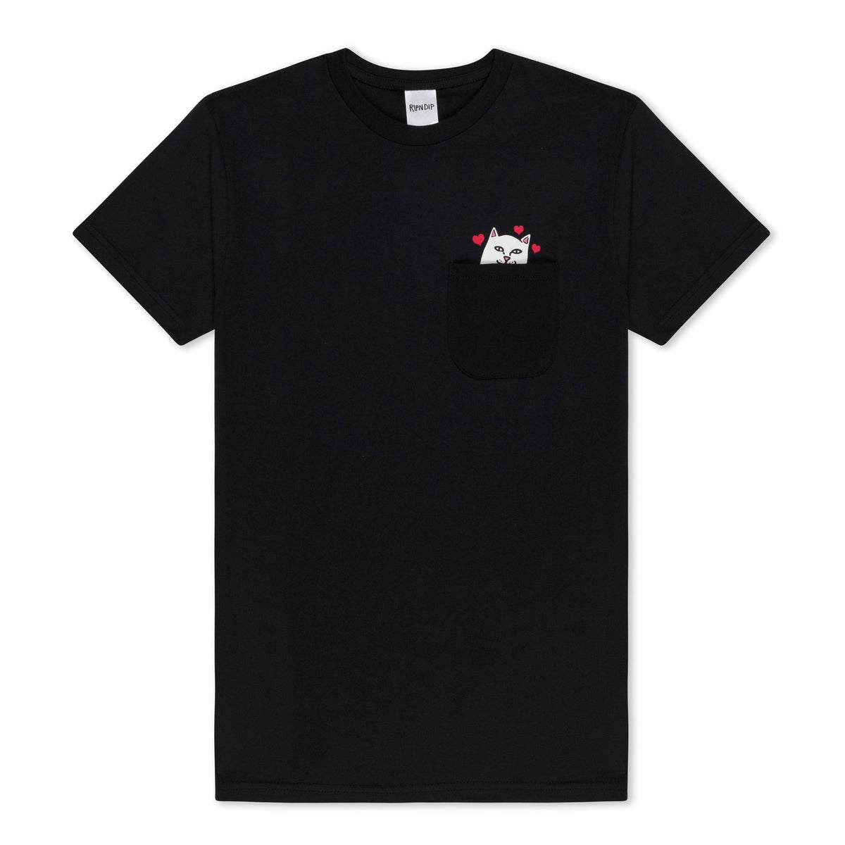RIPNDIP Lord Nermal Loves Pocket Tee (Black)