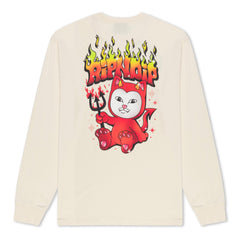 RIPNDIP Scary Cute Long Sleeve (Natural)