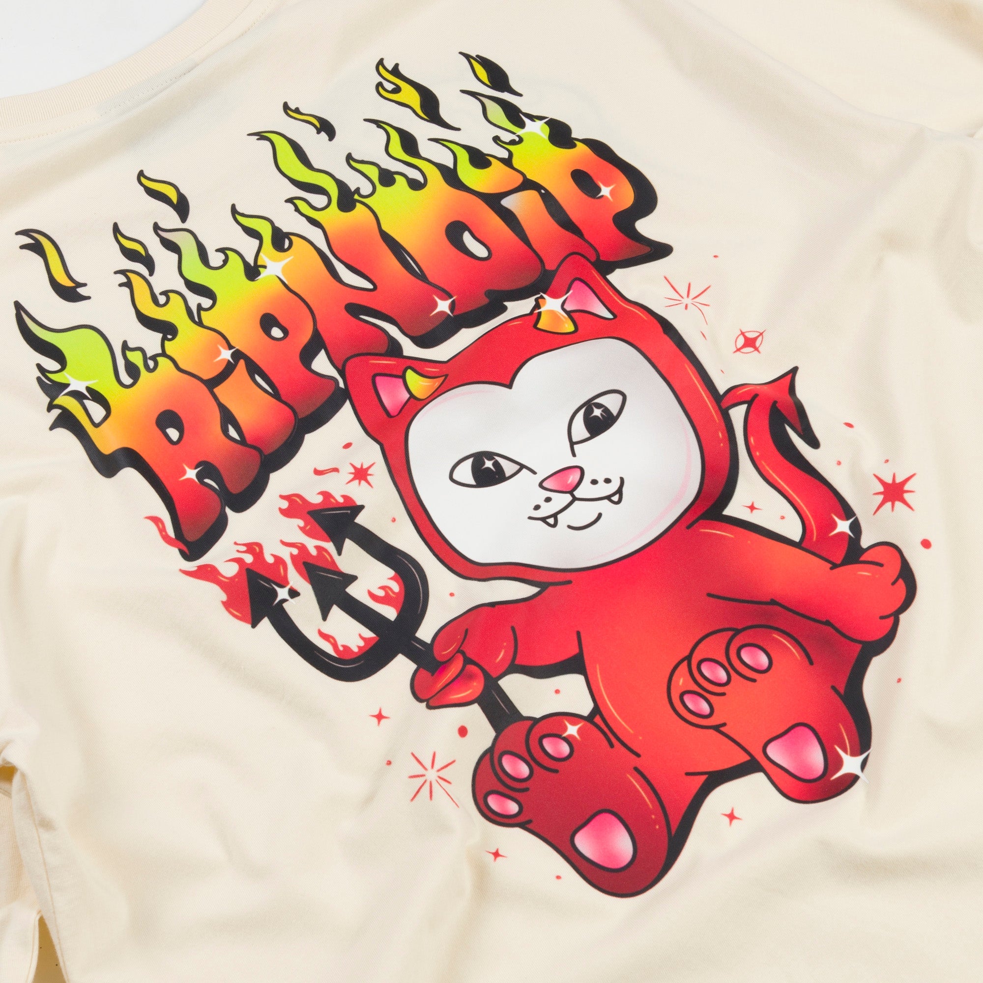 RIPNDIP Scary Cute Long Sleeve (Natural)