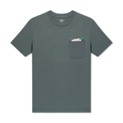 RIPNDIP Roll Me Up Pocket Tee (Charcoal)