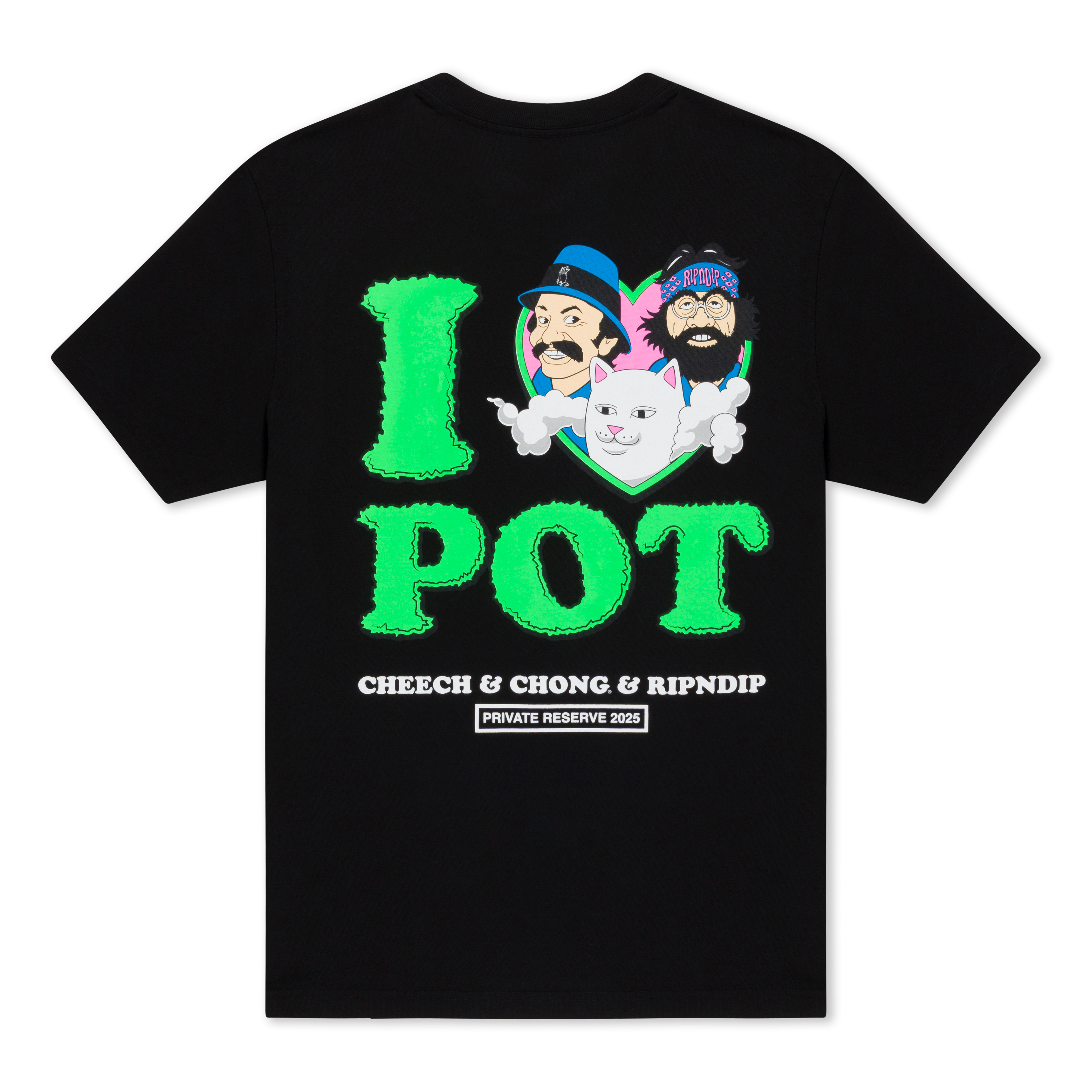 RIPNDIP I <3 Pot Tee (Black)