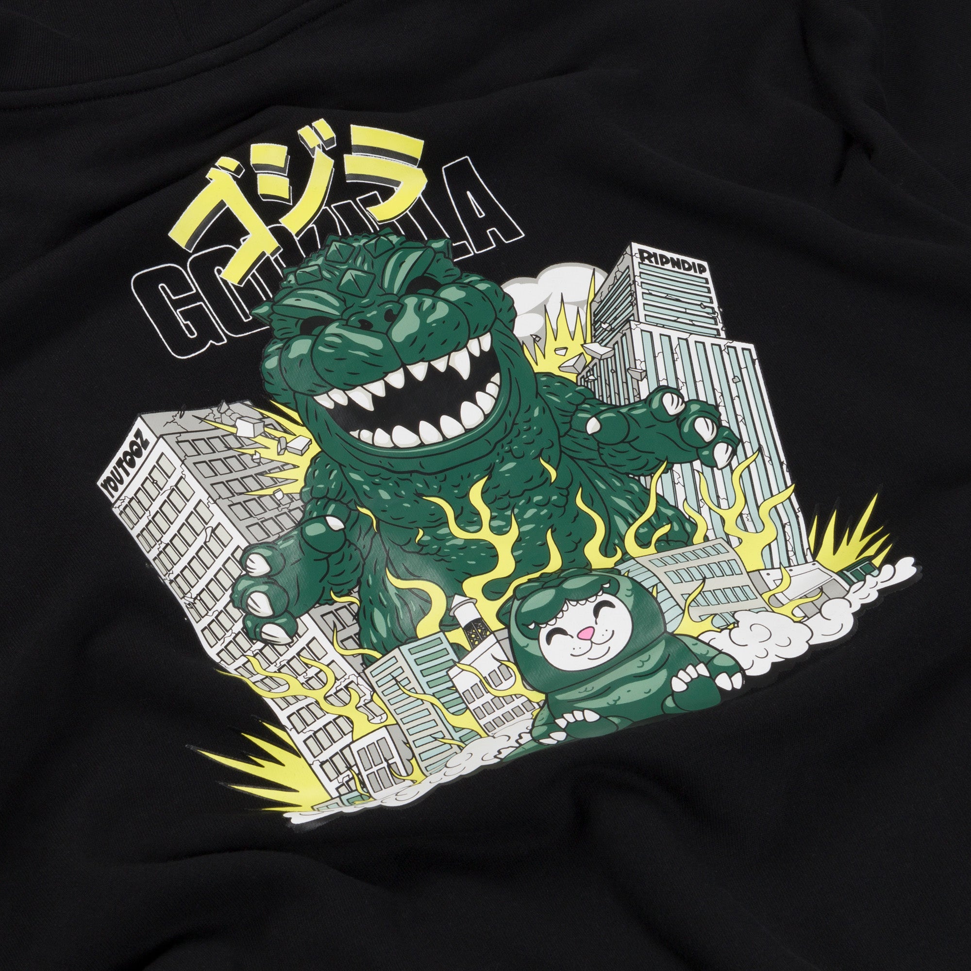 RIPNDIP Youtooz x Godzilla Hoodie (Black)
