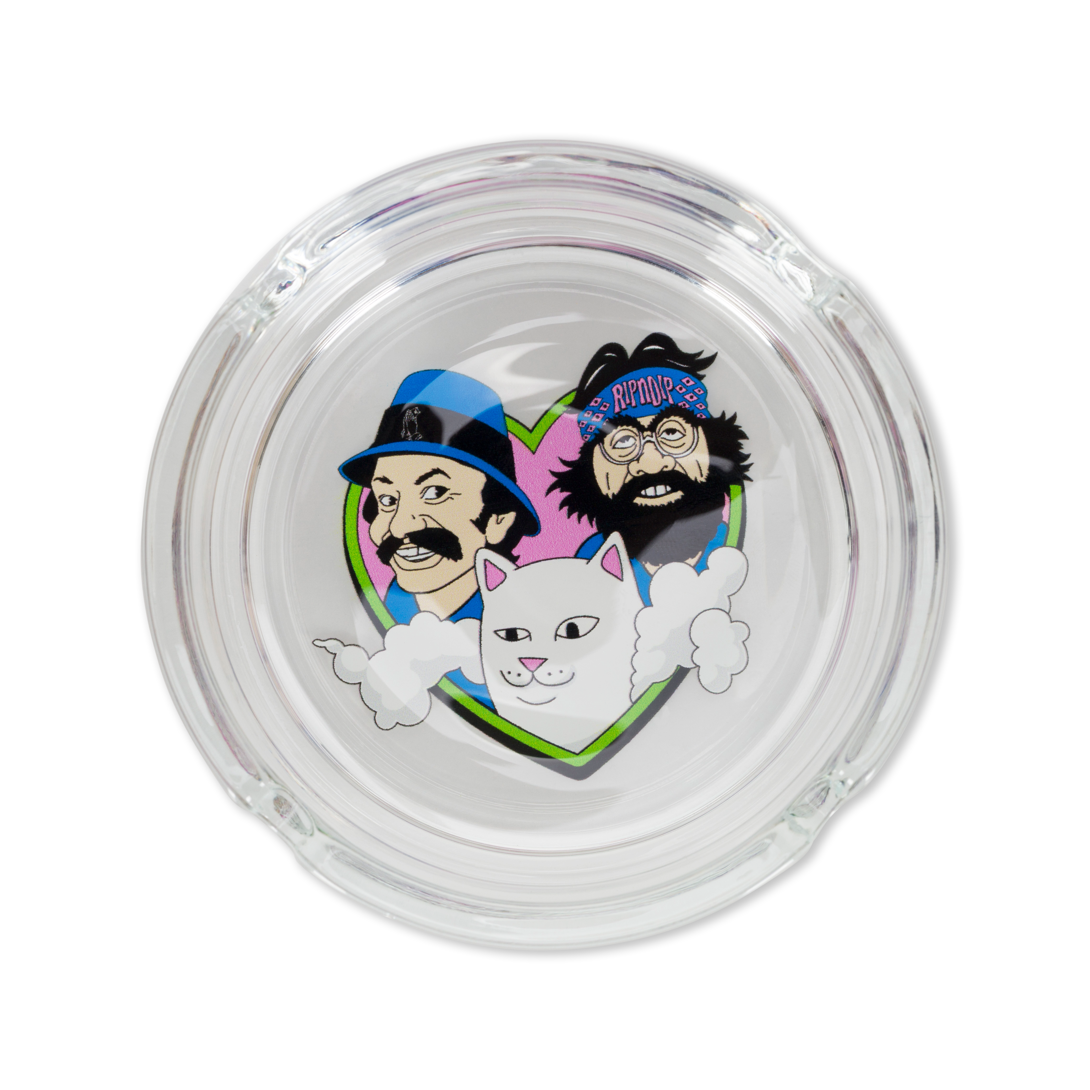 RIPNDIP I <3 Pot Ashtray (Clear)