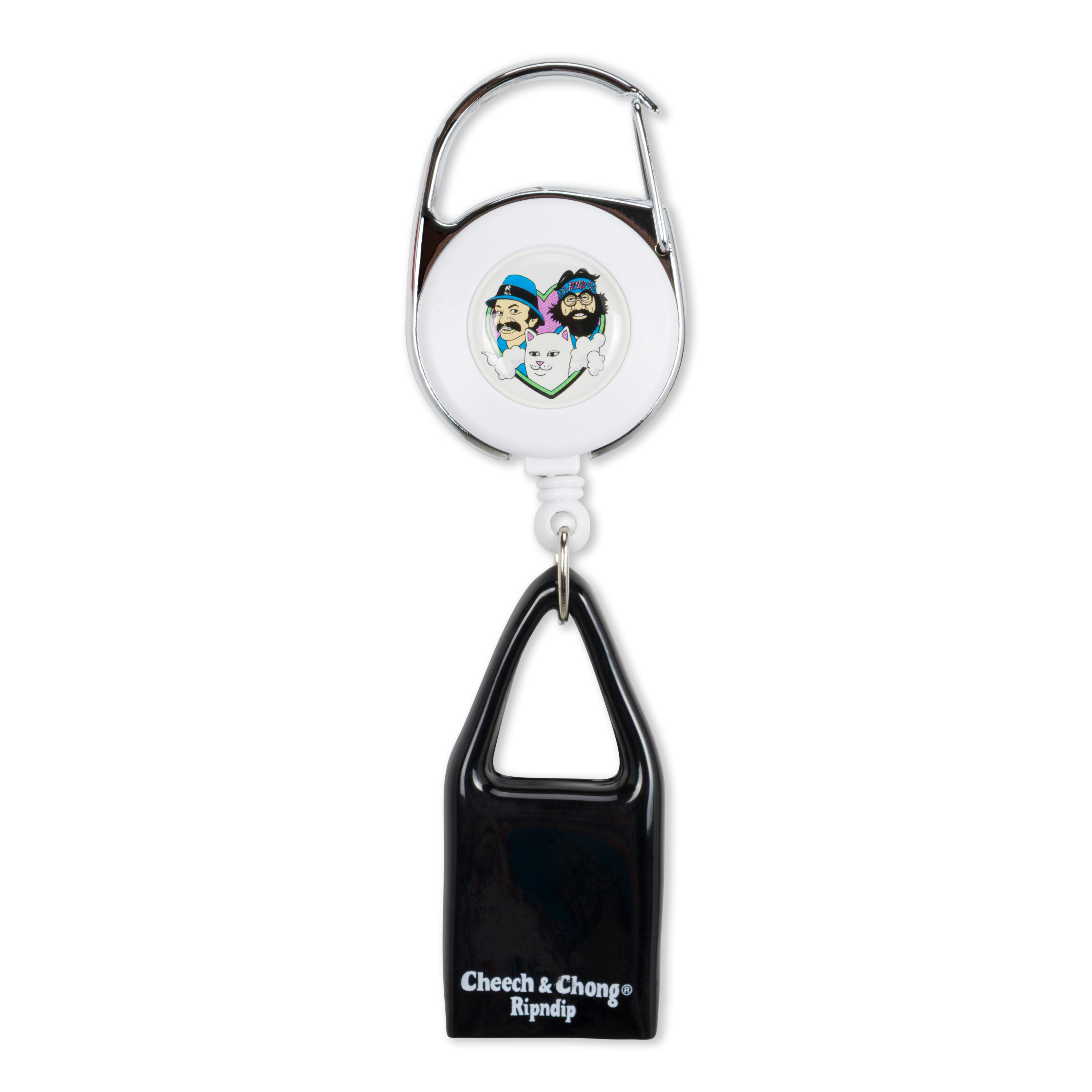 RIPNDIP I &lt;3 Pot Retractable Keychain (Black)
