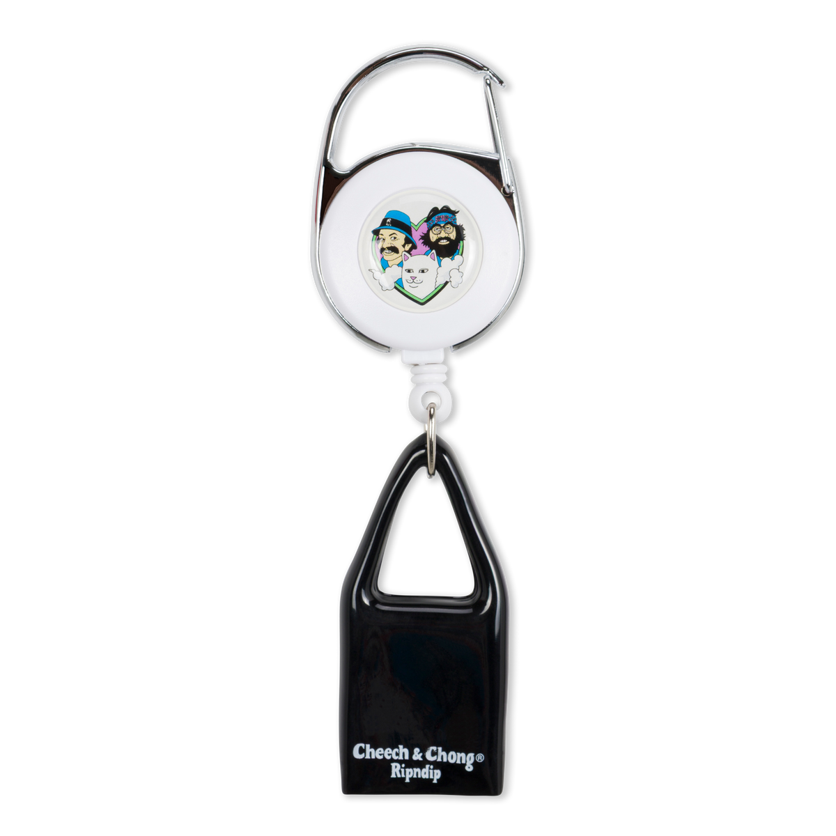 RIPNDIP I &lt;3 Pot Retractable Keychain (Black)