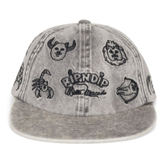 RIPNDIP Zodiac Mucho 6 Panel (Black Washed Denim)