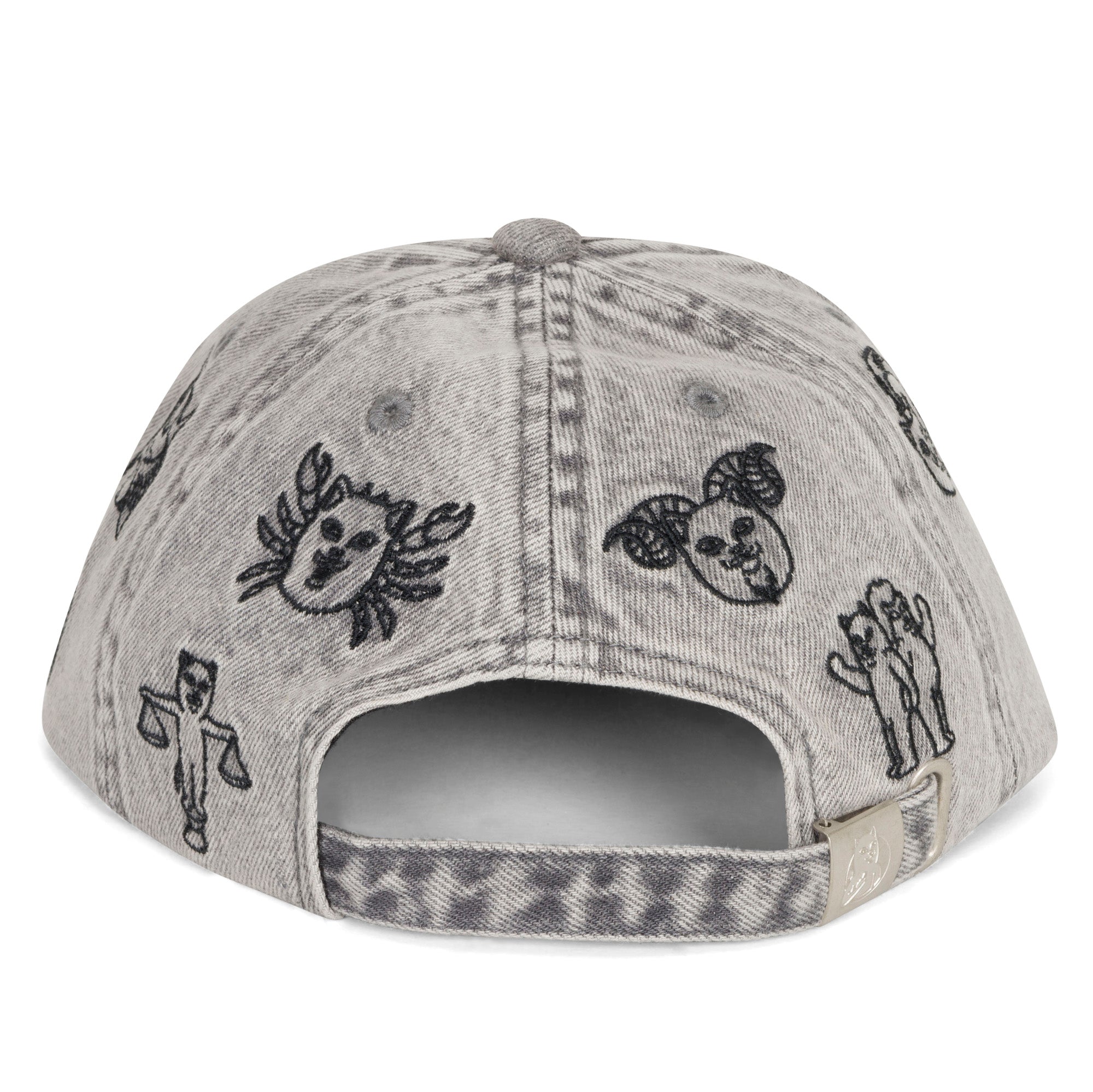 RIPNDIP Zodiac Mucho 6 Panel (Black Washed Denim)