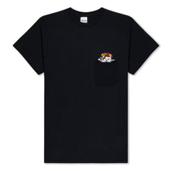 RIPNDIP Smoking Rasta Lord Nermal Pocket Tee (Black)