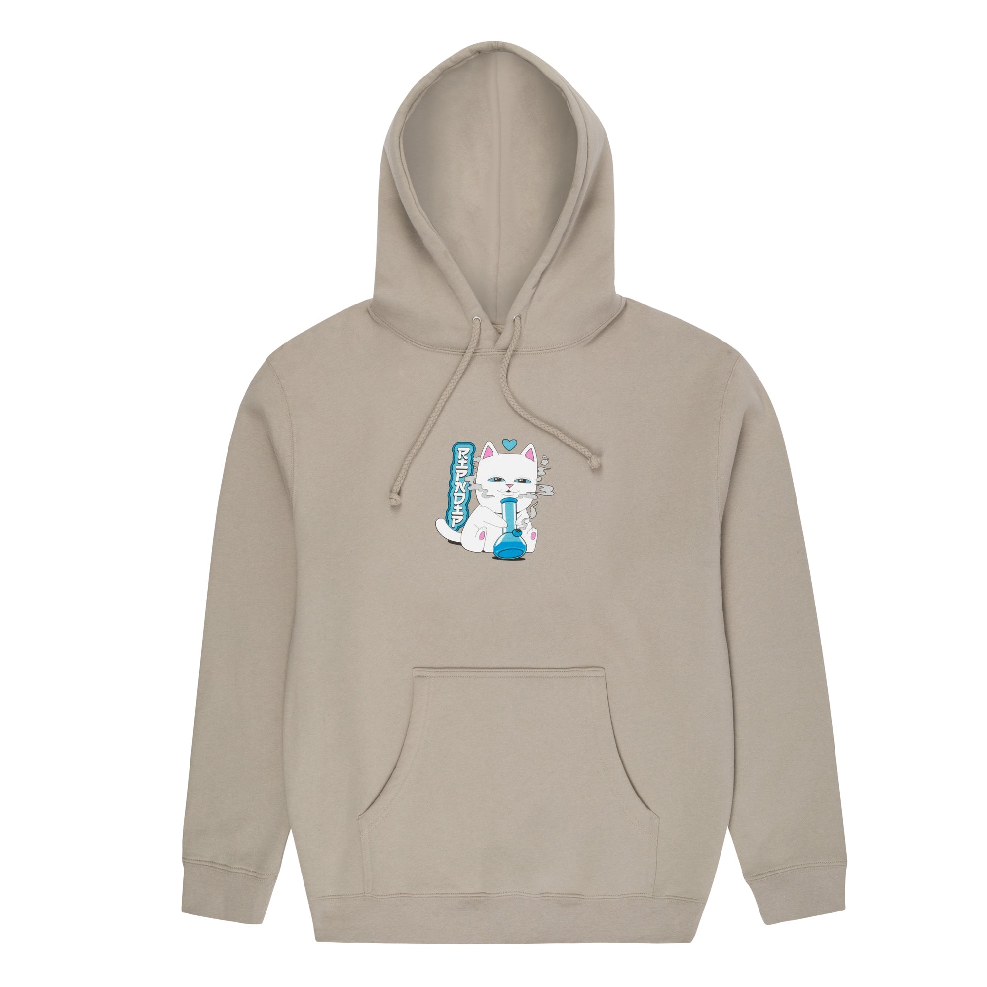 RIPNDIP Puff Puff Hoodie (Cement)