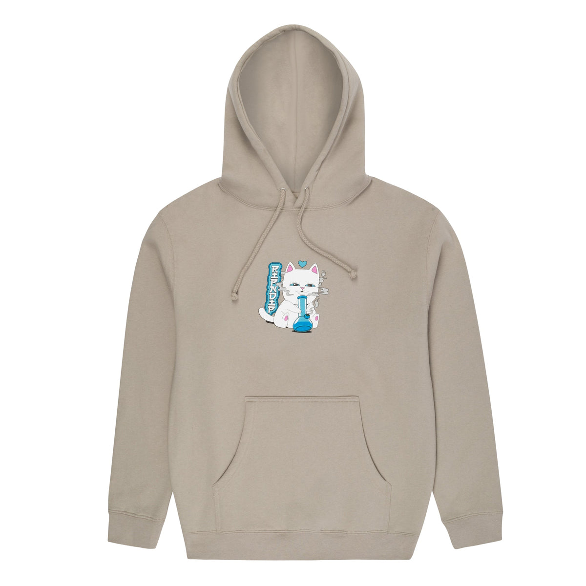 RIPNDIP Puff Puff Hoodie (Cement)