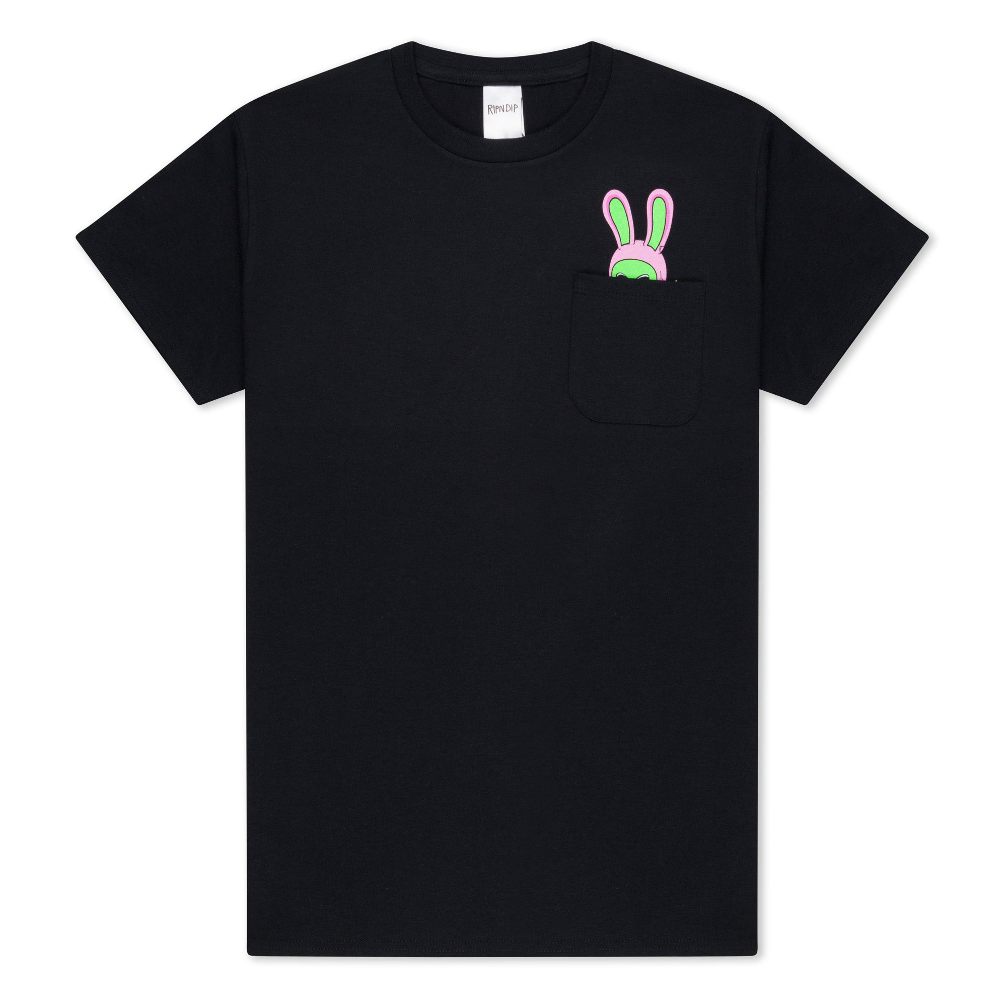 RIPNDIP Lord Alien Bunny Pocket Tee (Black)
