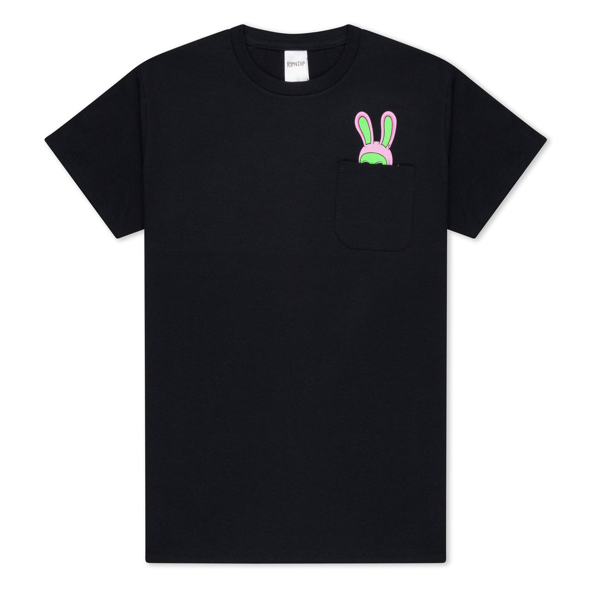 RIPNDIP Lord Alien Bunny Pocket Tee (Black)