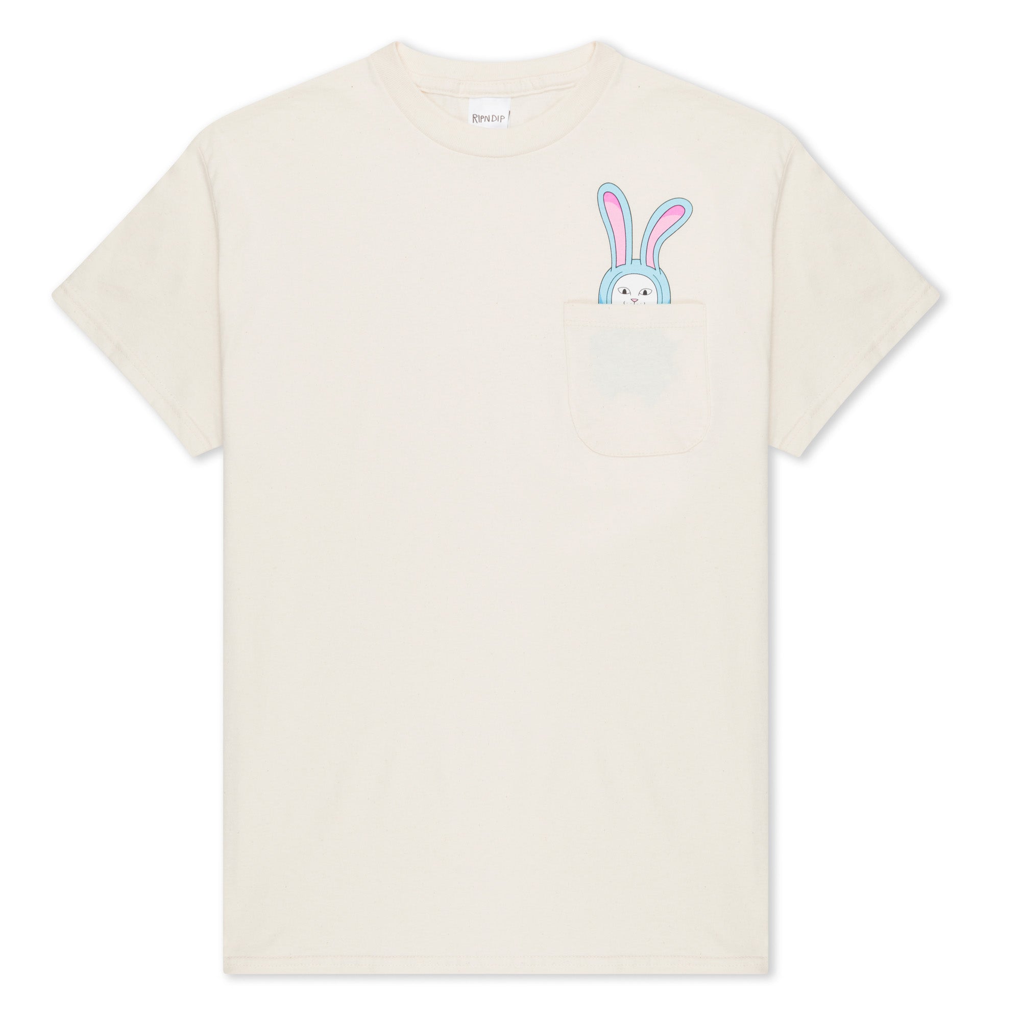 RIPNDIP Lord Nermal Bunny Pocket Tee (Naural)