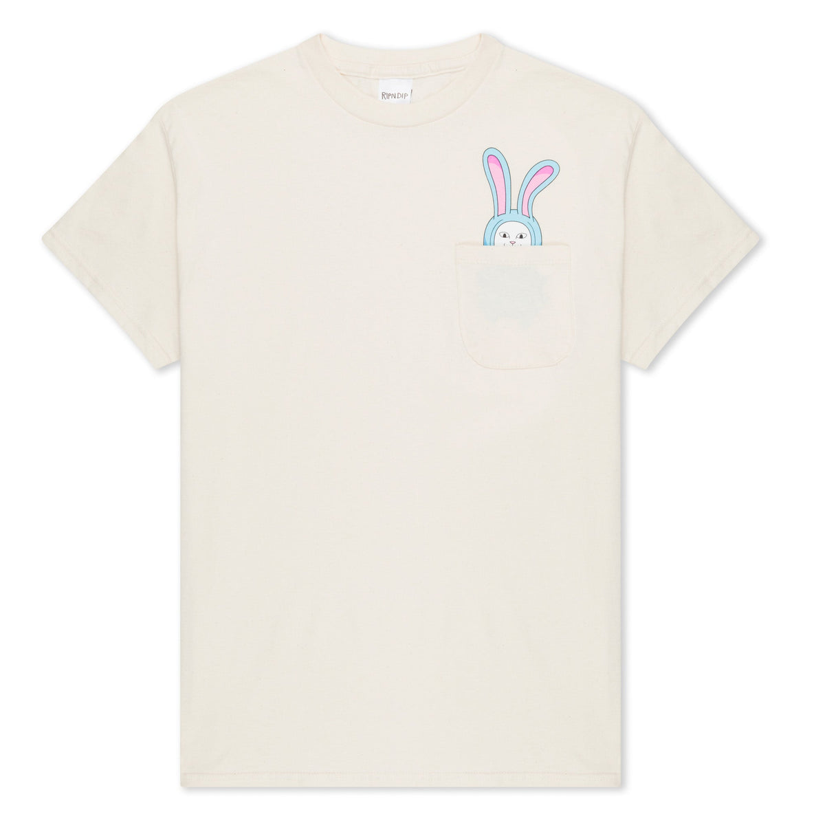 RIPNDIP Lord Nermal Bunny Pocket Tee (Naural)