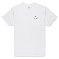 RIPNDIP Lord Nermal Pocket Tee (White)