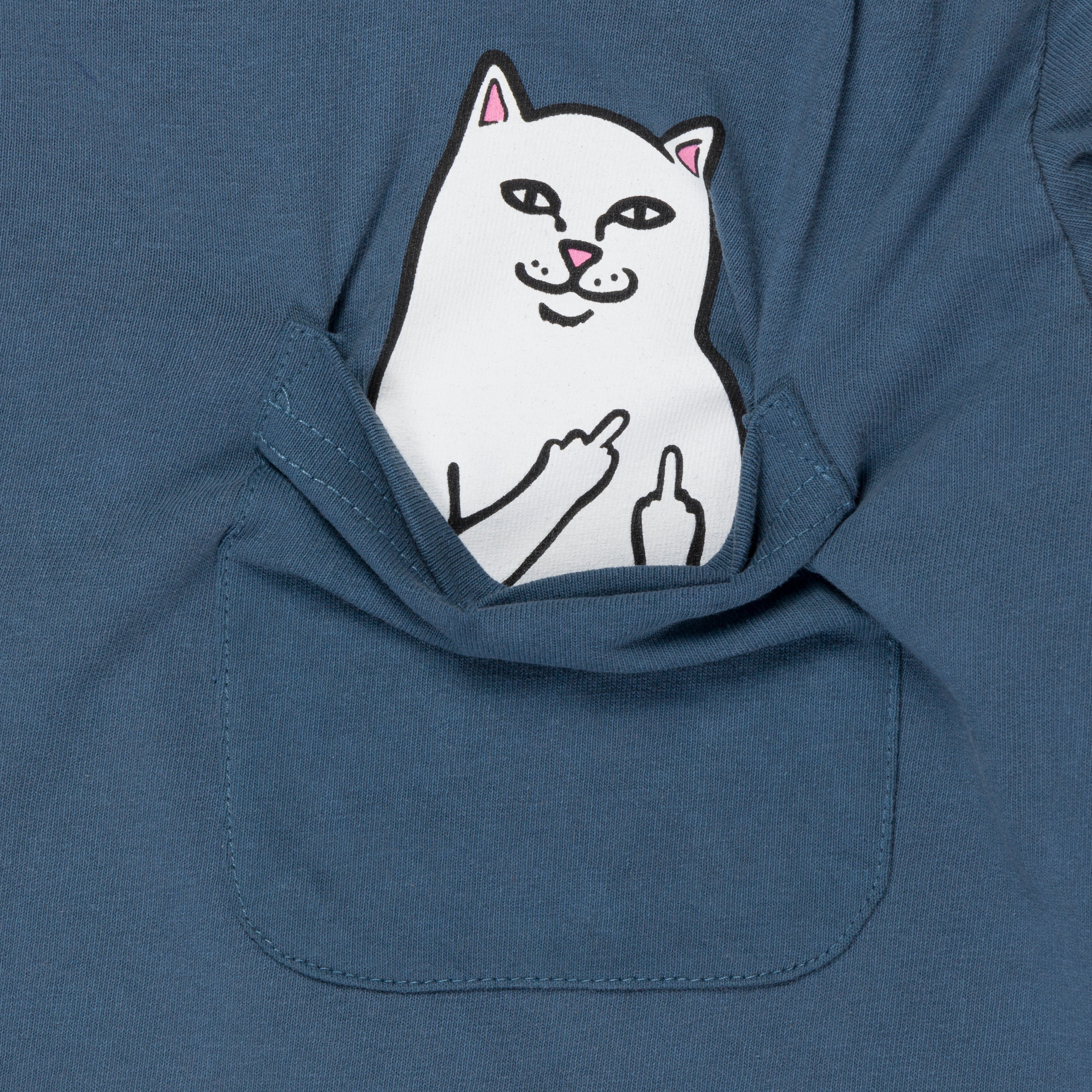 RIPNDIP Lord Nermal Pocket Tee (Slate)