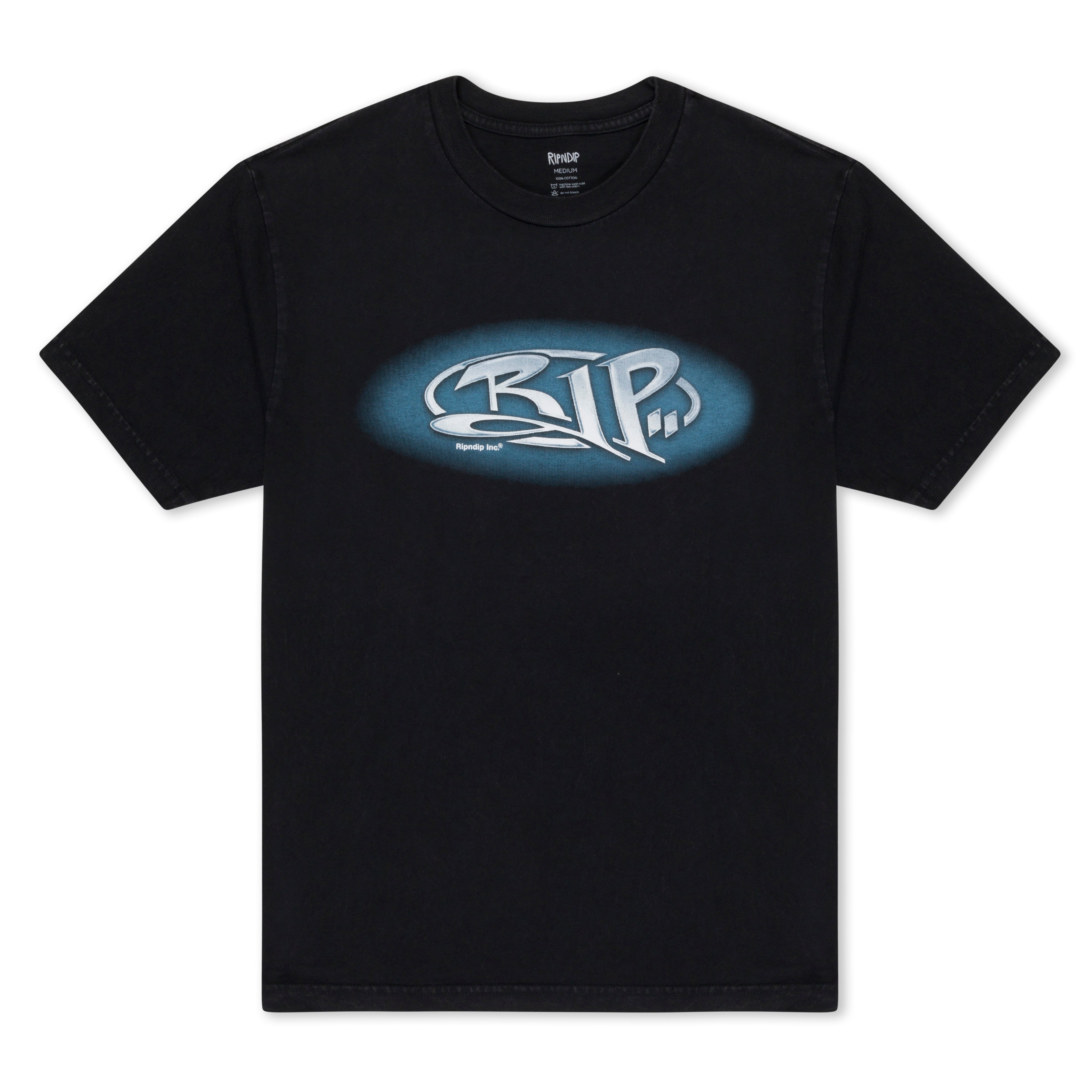 RIPNDIP Ripped Tee (Black Vintage Wash)