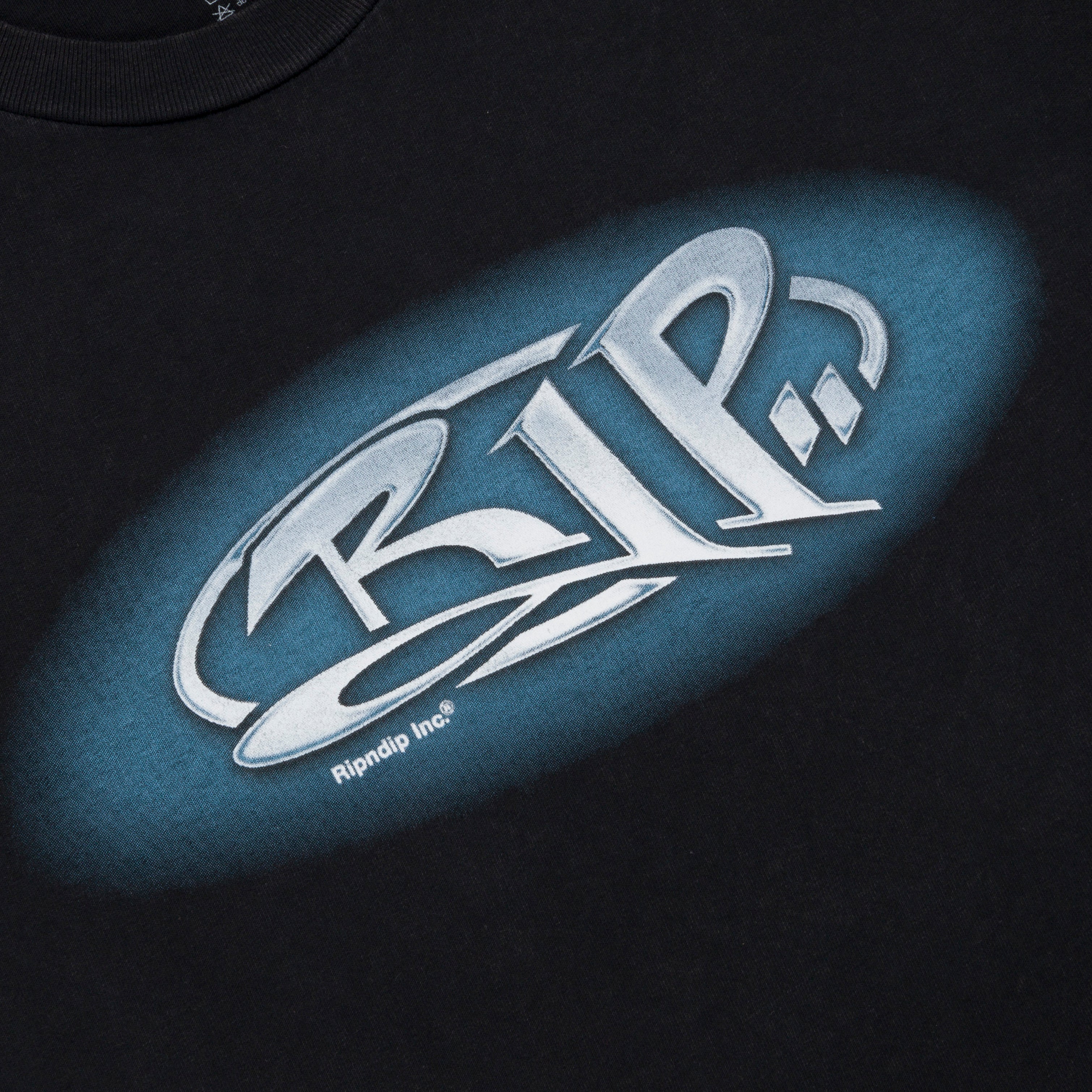 RIPNDIP Ripped Tee (Black Vintage Wash)