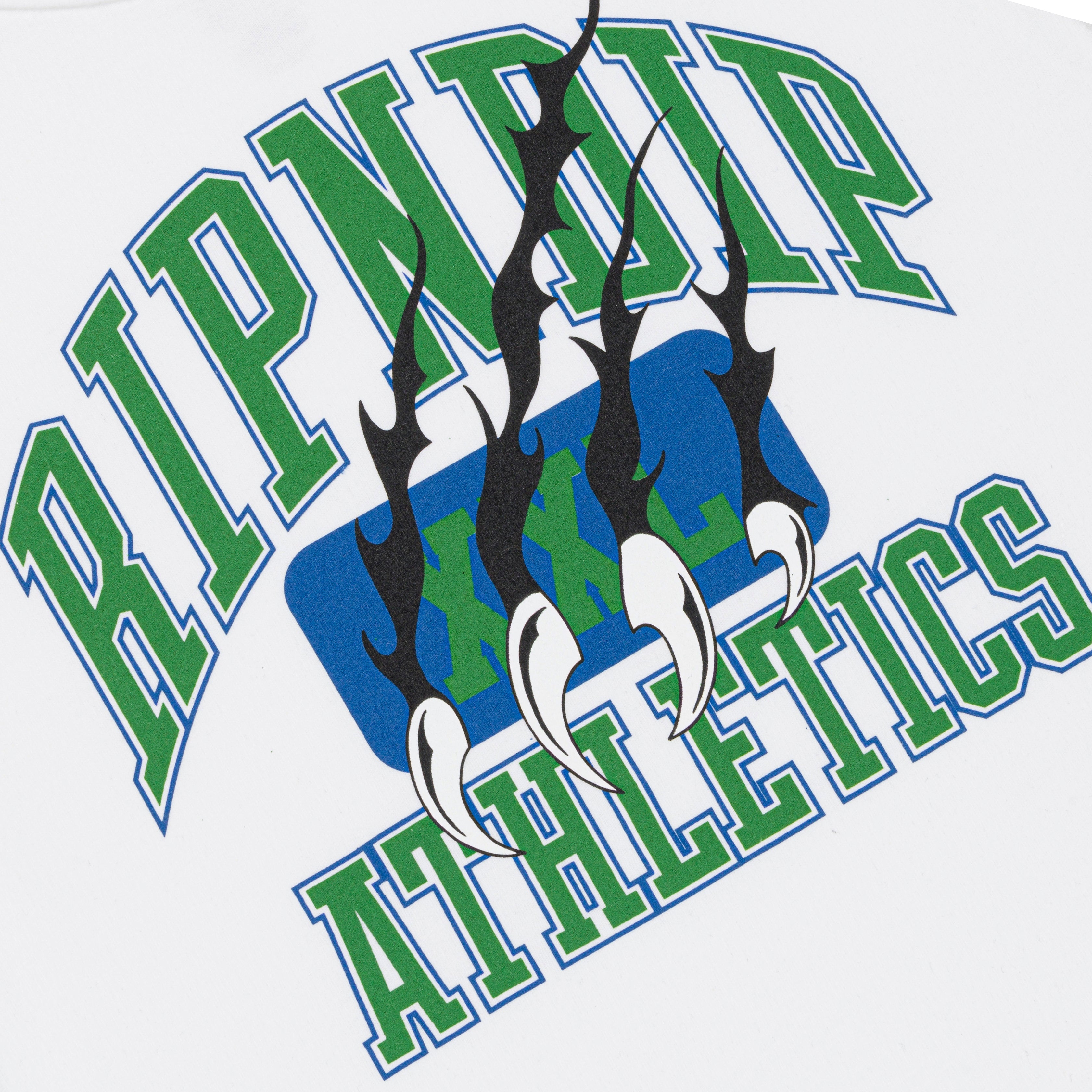 RIPNDIP Ripndip Athletics Cropped Baby Tee (White)