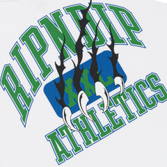 RIPNDIP Ripndip Athletics Cropped Baby Tee (White)