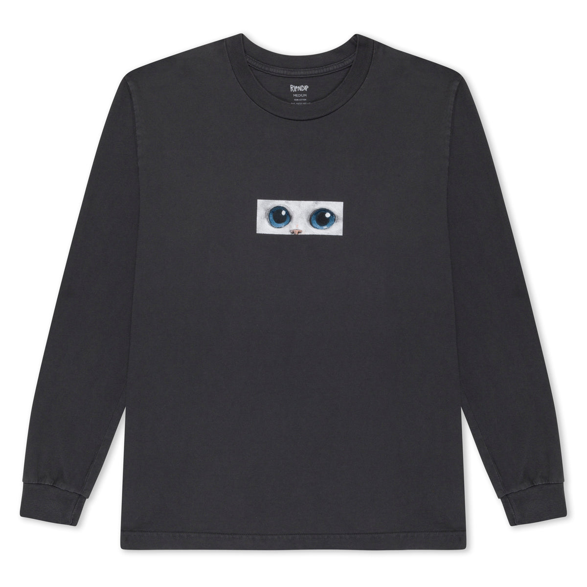 RIPNDIP Find Out Long Sleeve (Charcoal Vintage Wash)