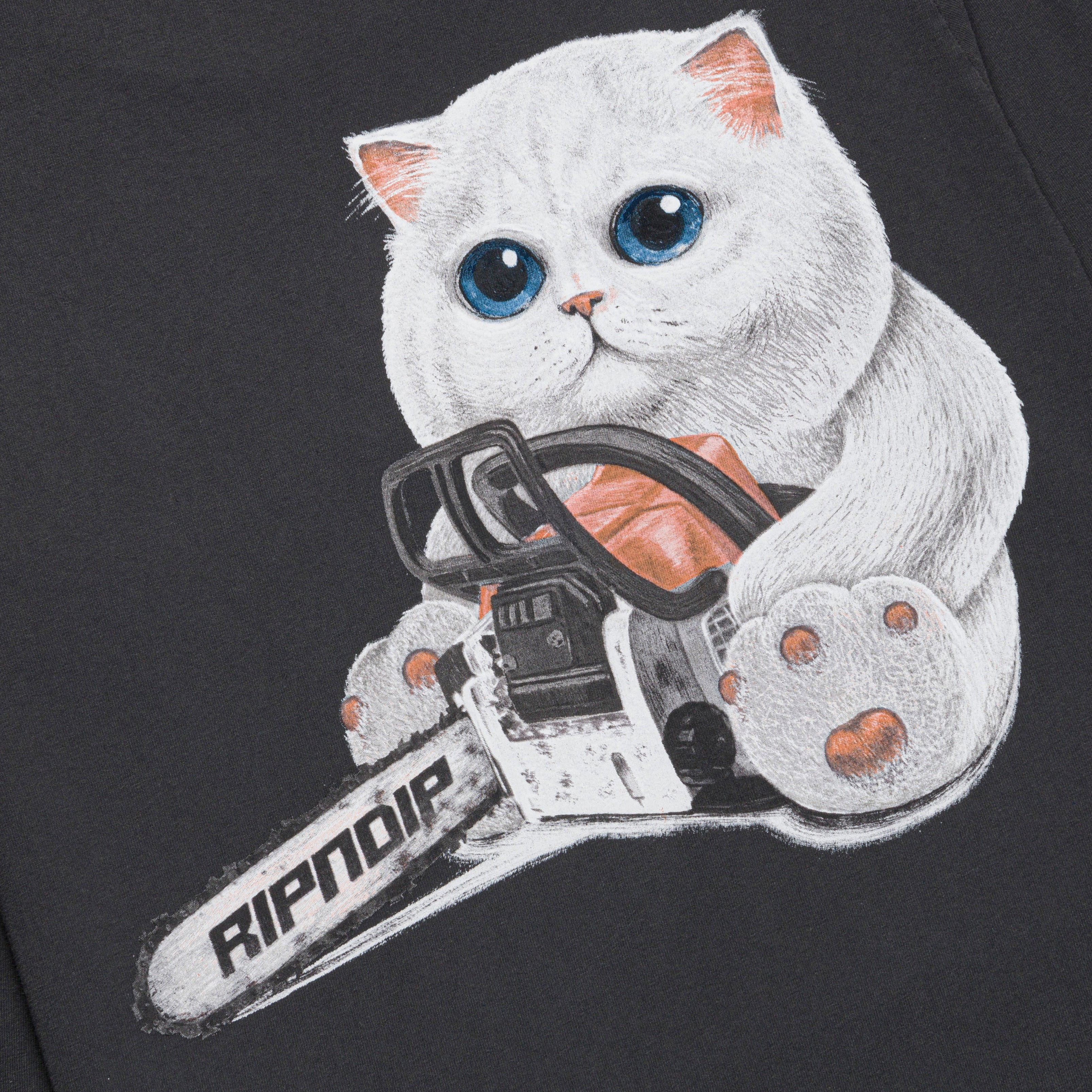 RIPNDIP Find Out Long Sleeve (Charcoal Vintage Wash)