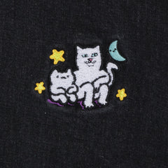 RIPNDIP Buddies In Space Jacket (Black Denim Wash)