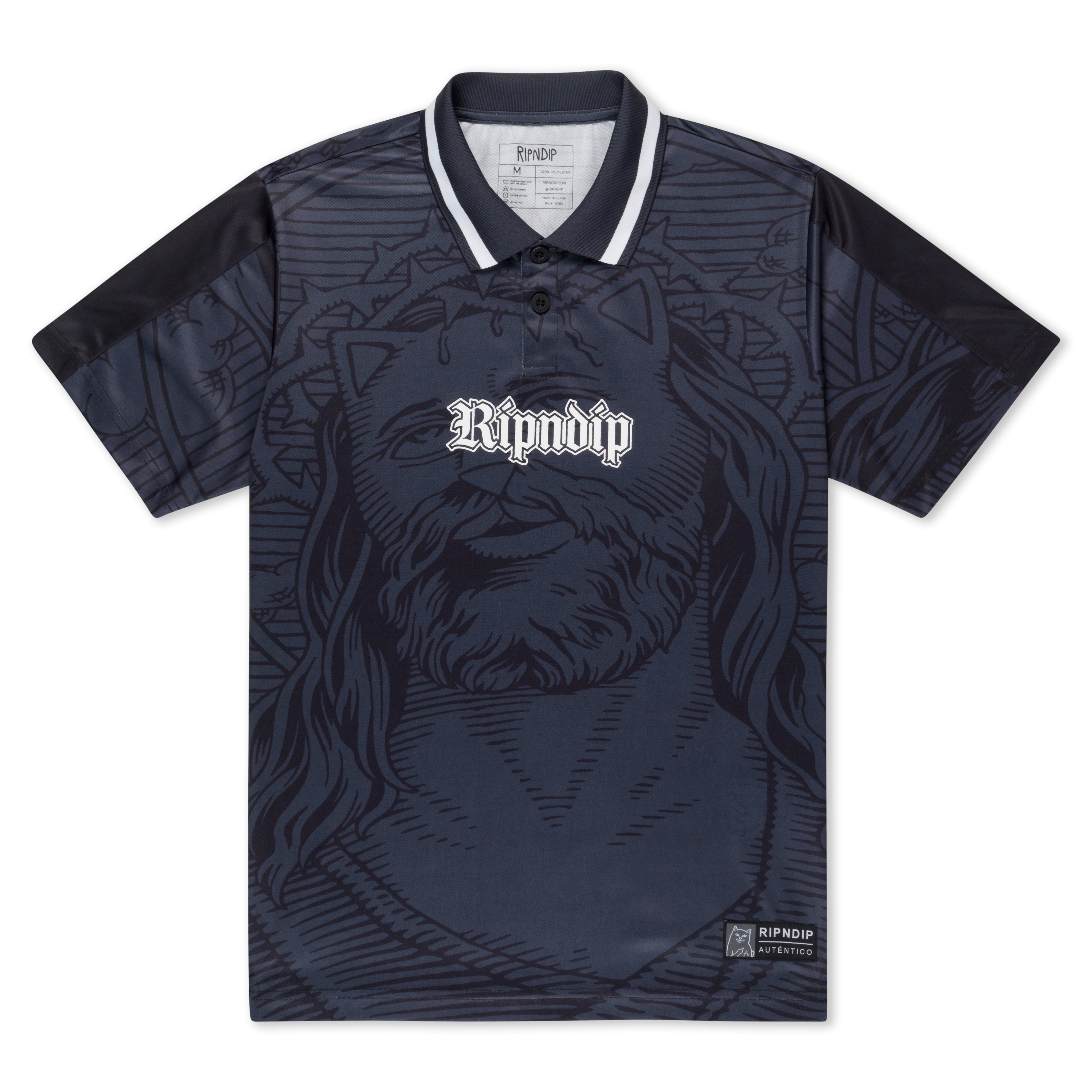 RIPNDIP Lord Savior Soccer Jersey (Black)