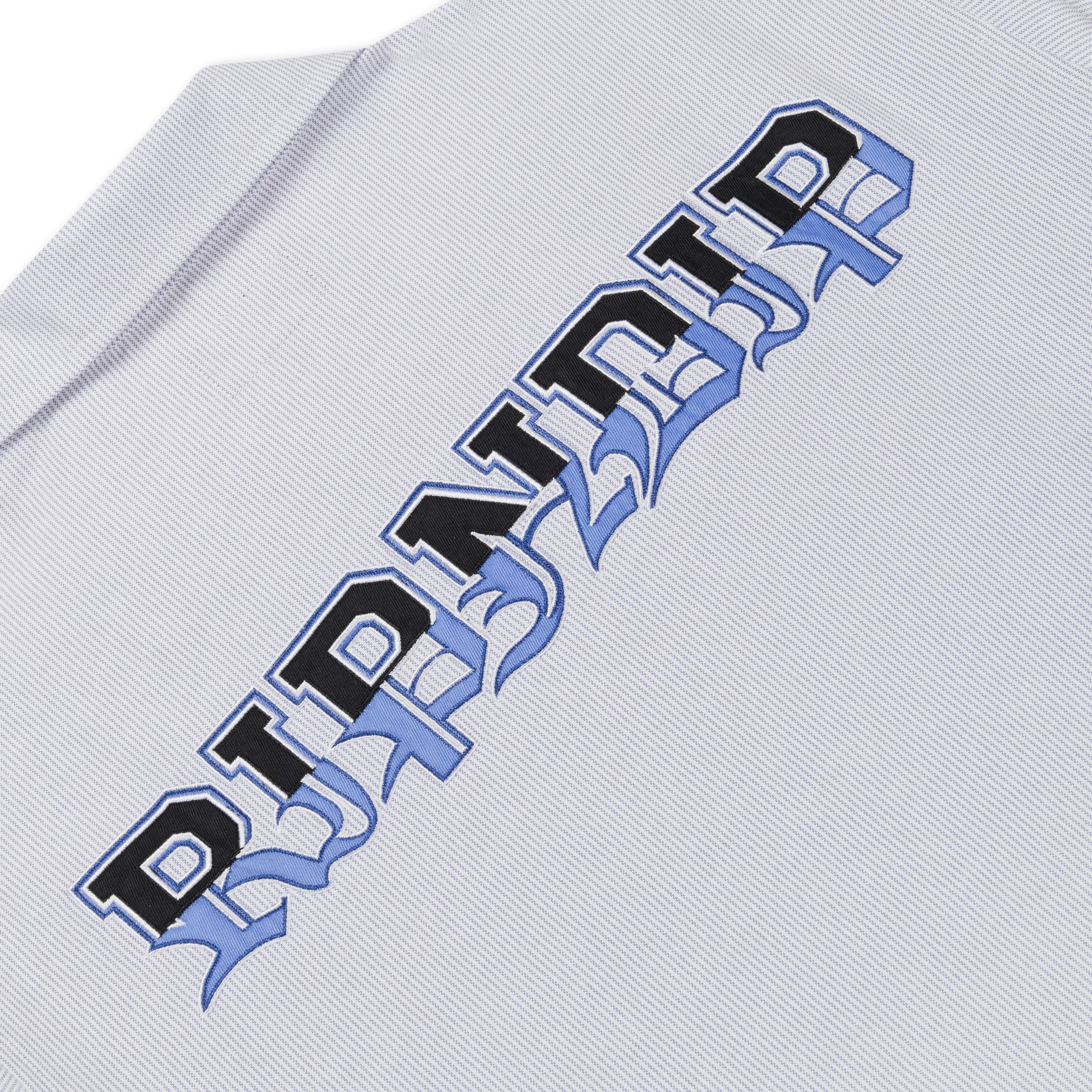 RIPNDIP Rich Spirit Quarter Zip Shirt (Light Blue)