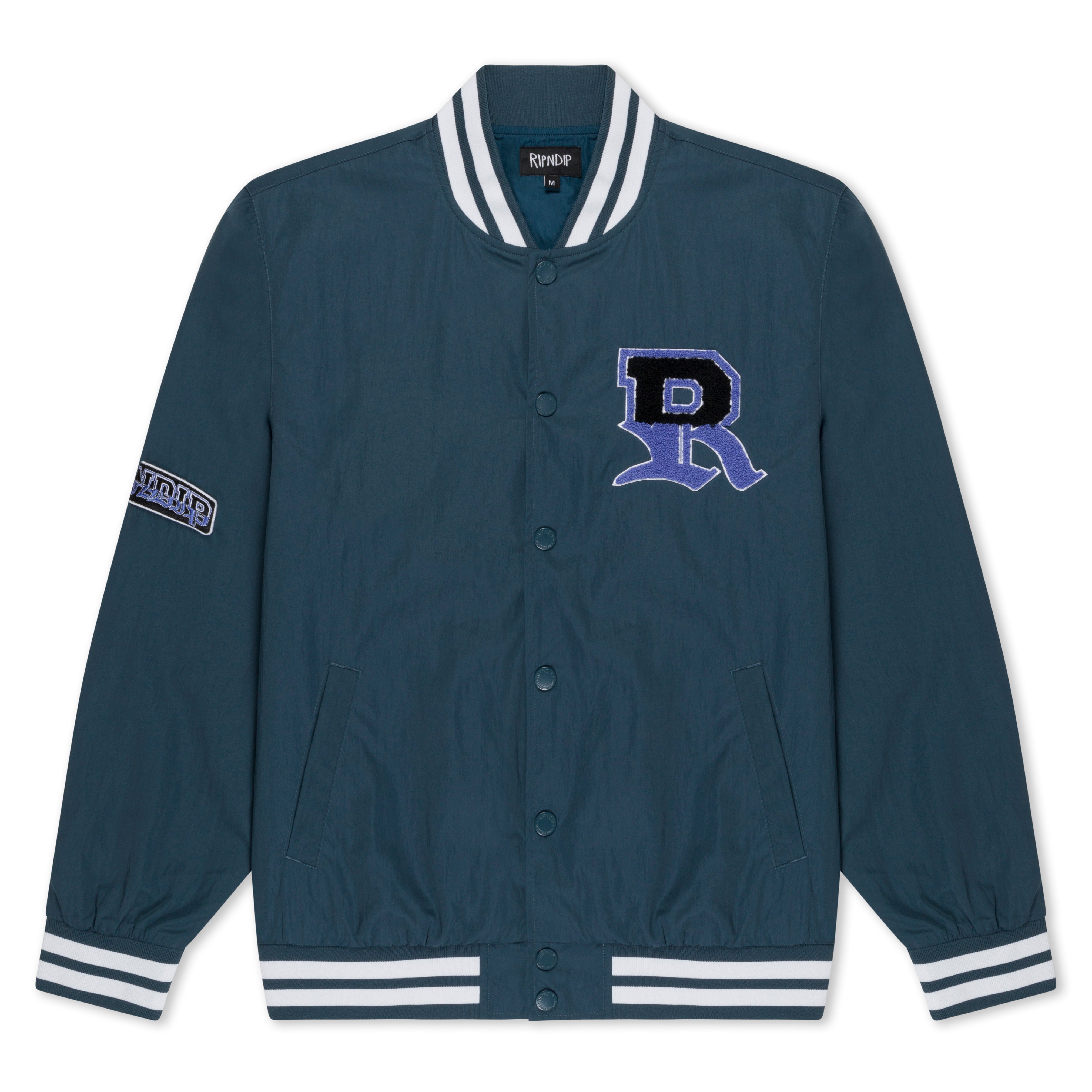 RIPNDIP Ripndip Athletics Stadium Jacket (Navy)