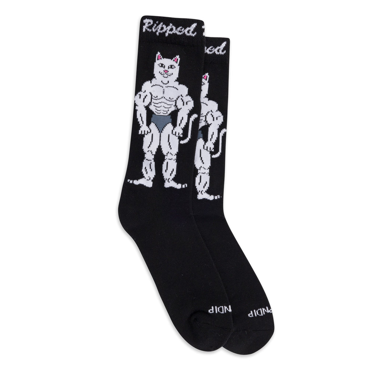 RIPNDIP Ripped N Dipped Socks (Black)