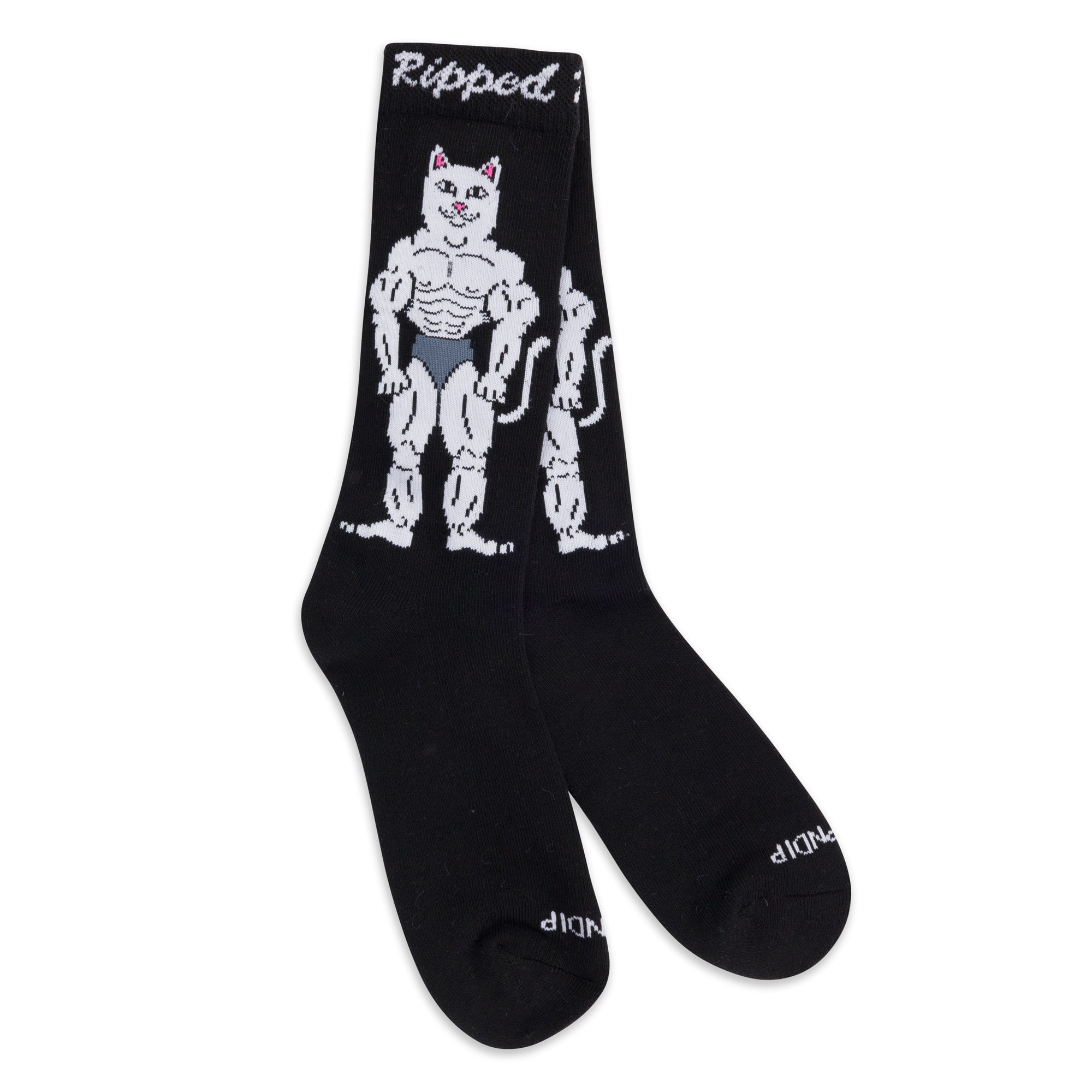 RIPNDIP Ripped N Dipped Socks (Black)
