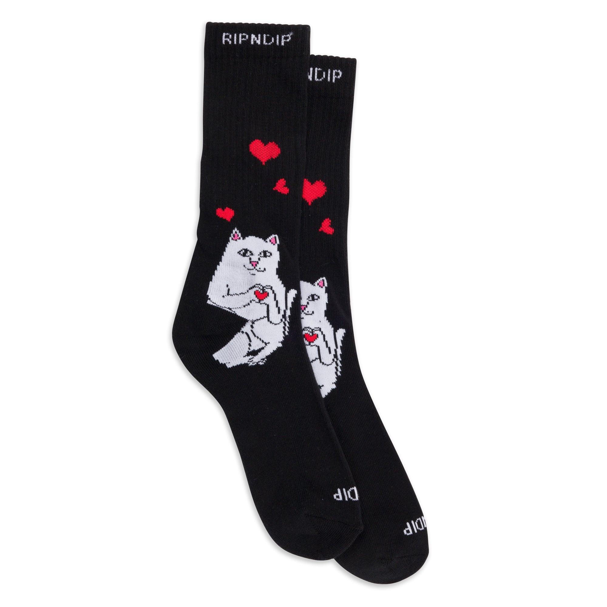 RIPNDIP Nermal Loves Socks (Black)