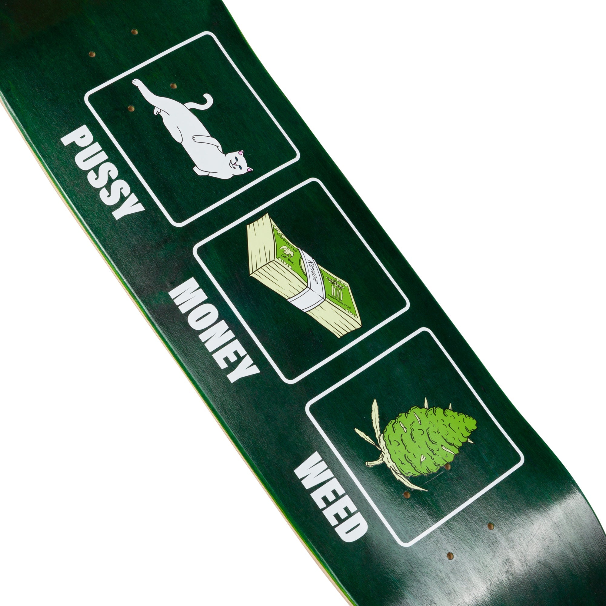 RIPNDIP Pussy Money Weed Board (Teal)