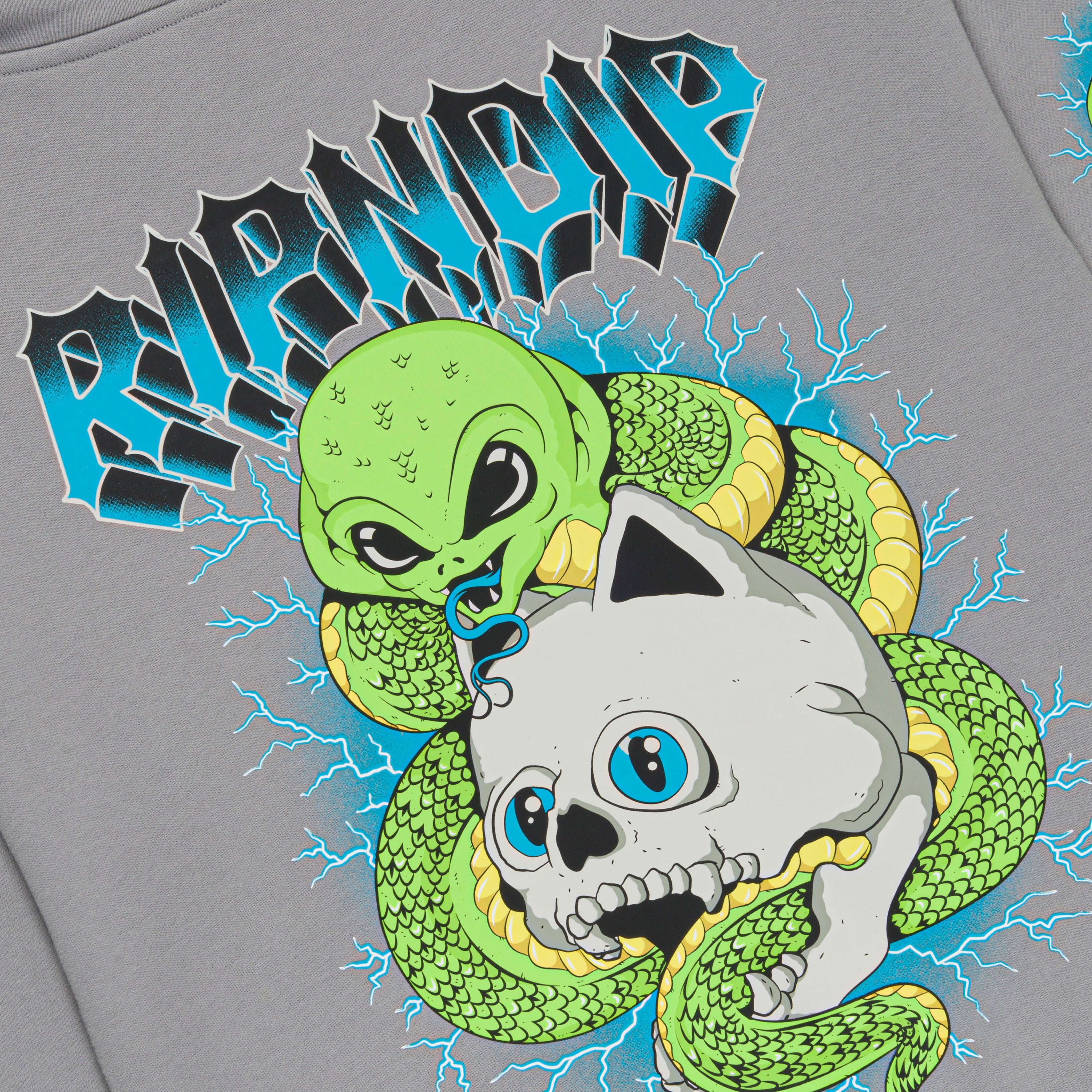 RIPNDIP Skull and Bones Hoodie (Charcoal)