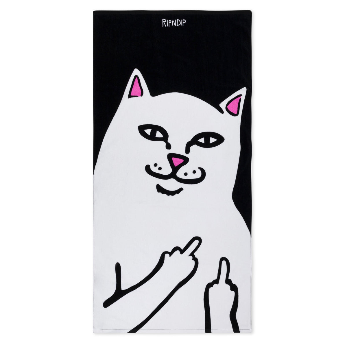 RIPNDIP Lord Nermal Beach Towel (Black)