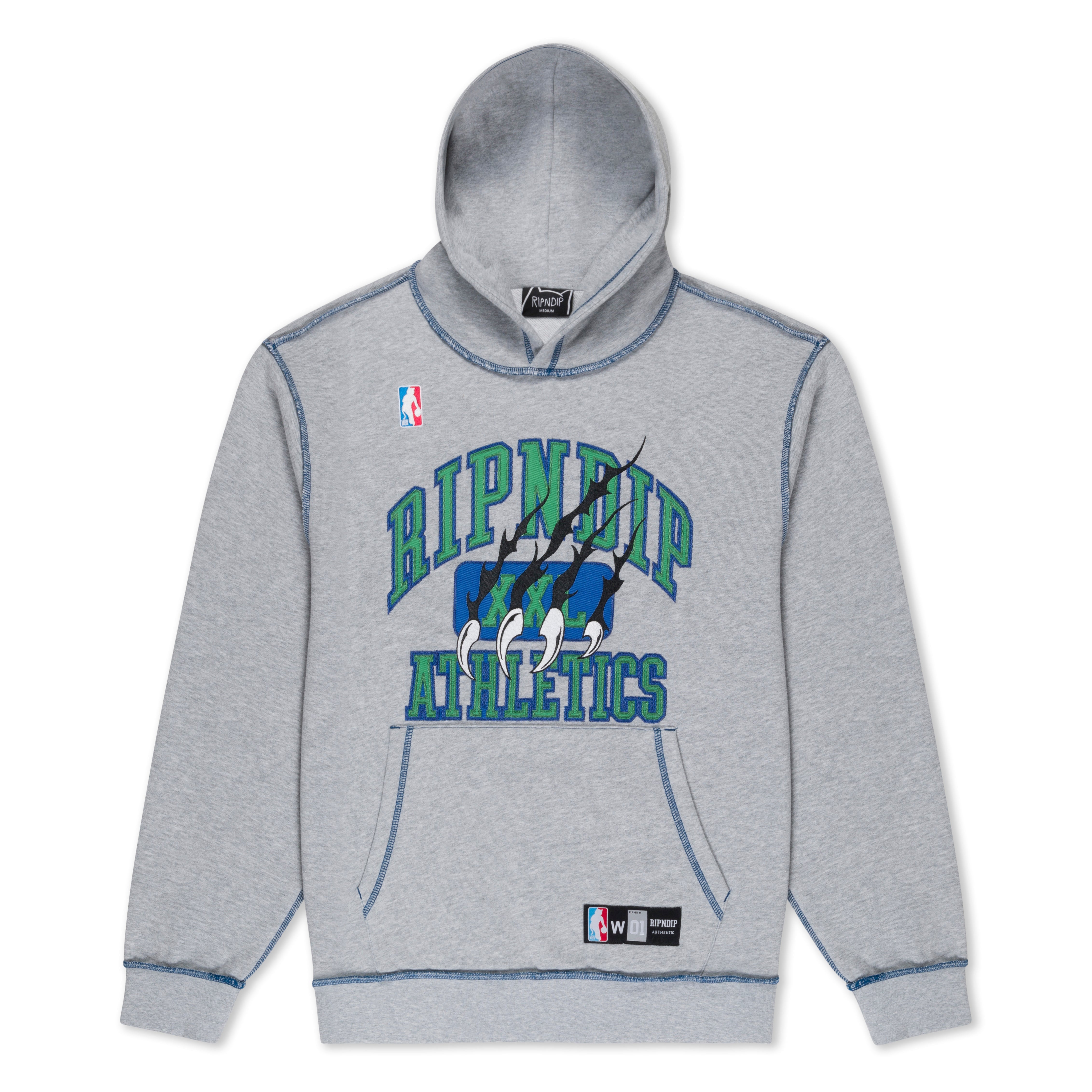 RIPNDIP Ripndip Athletics Stitch Hoodie (Ash Heather)