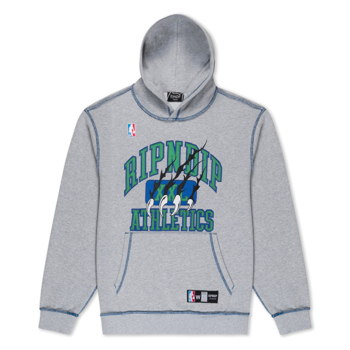 RIPNDIP Ripndip Athletics Stitch Hoodie (Ash Heather)