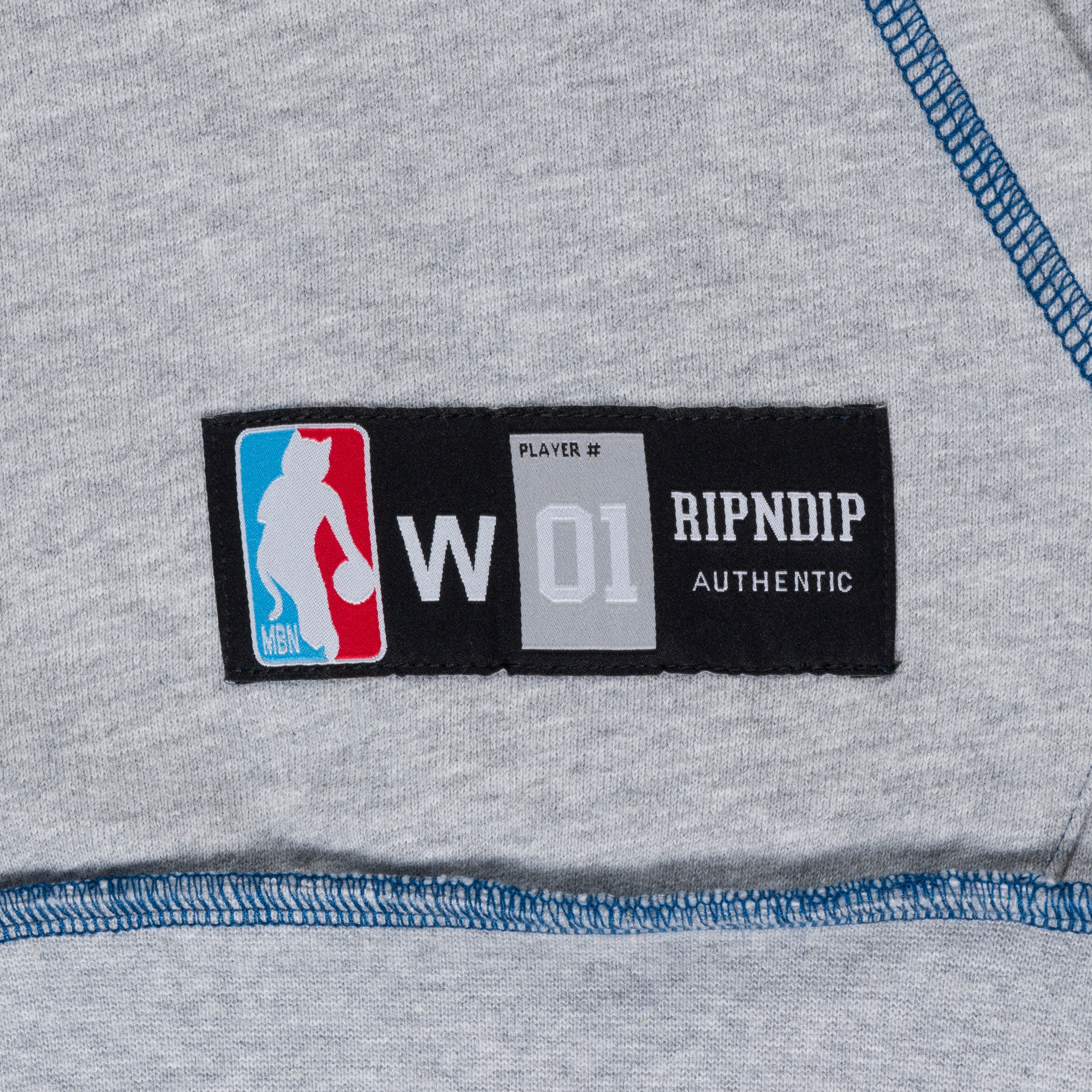 RIPNDIP Ripndip Athletics Stitch Hoodie (Ash Heather)