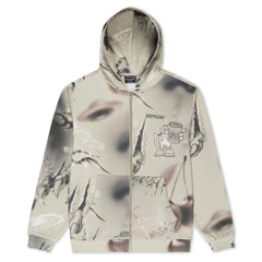 RIPNDIP Stargazing Zip Up Hoodie (Off White)