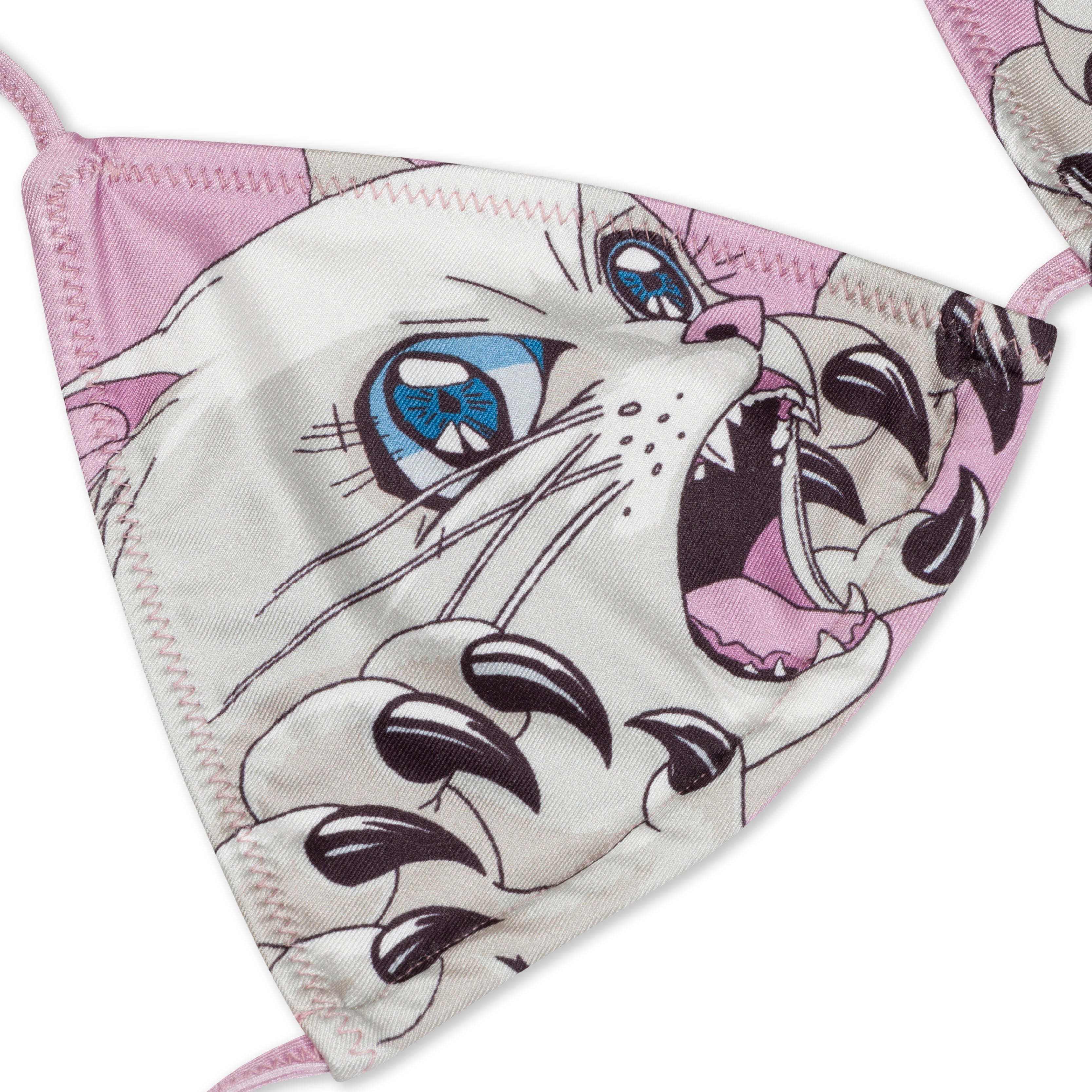 RIPNDIP Metal Claw 2pc Bikini Set (Pink)